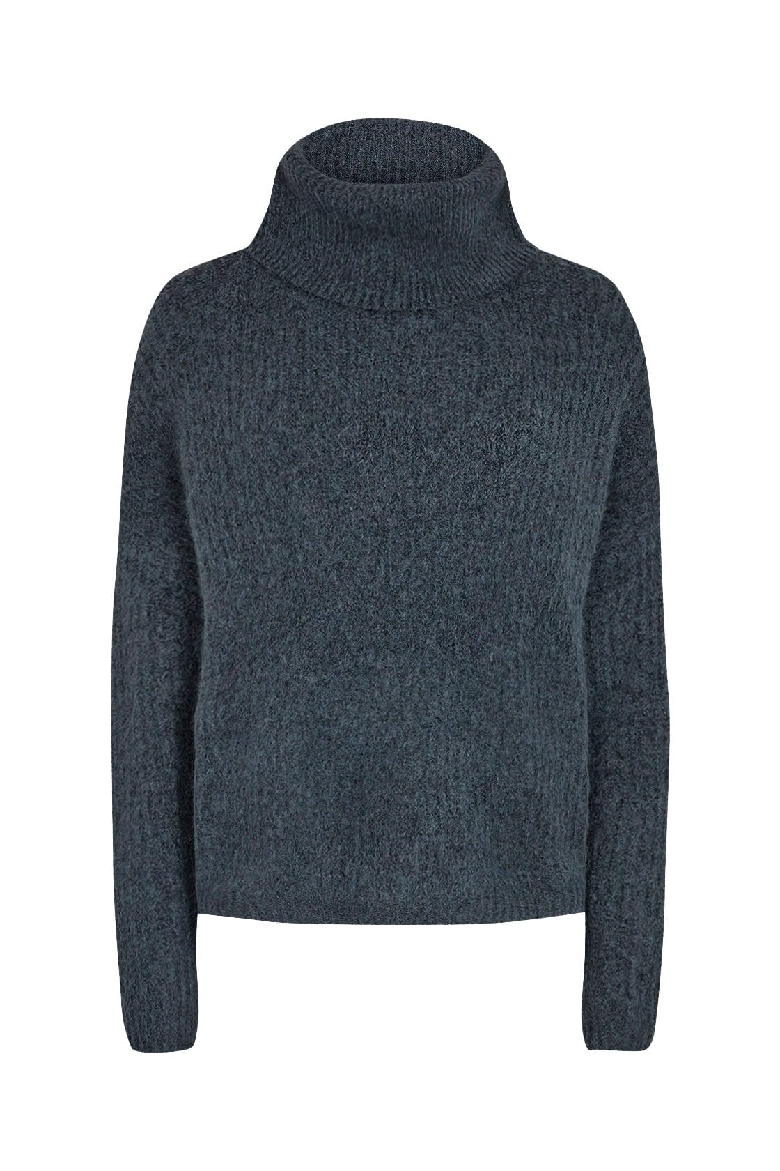 Lamar Rollneck Jumper - Slate Melange