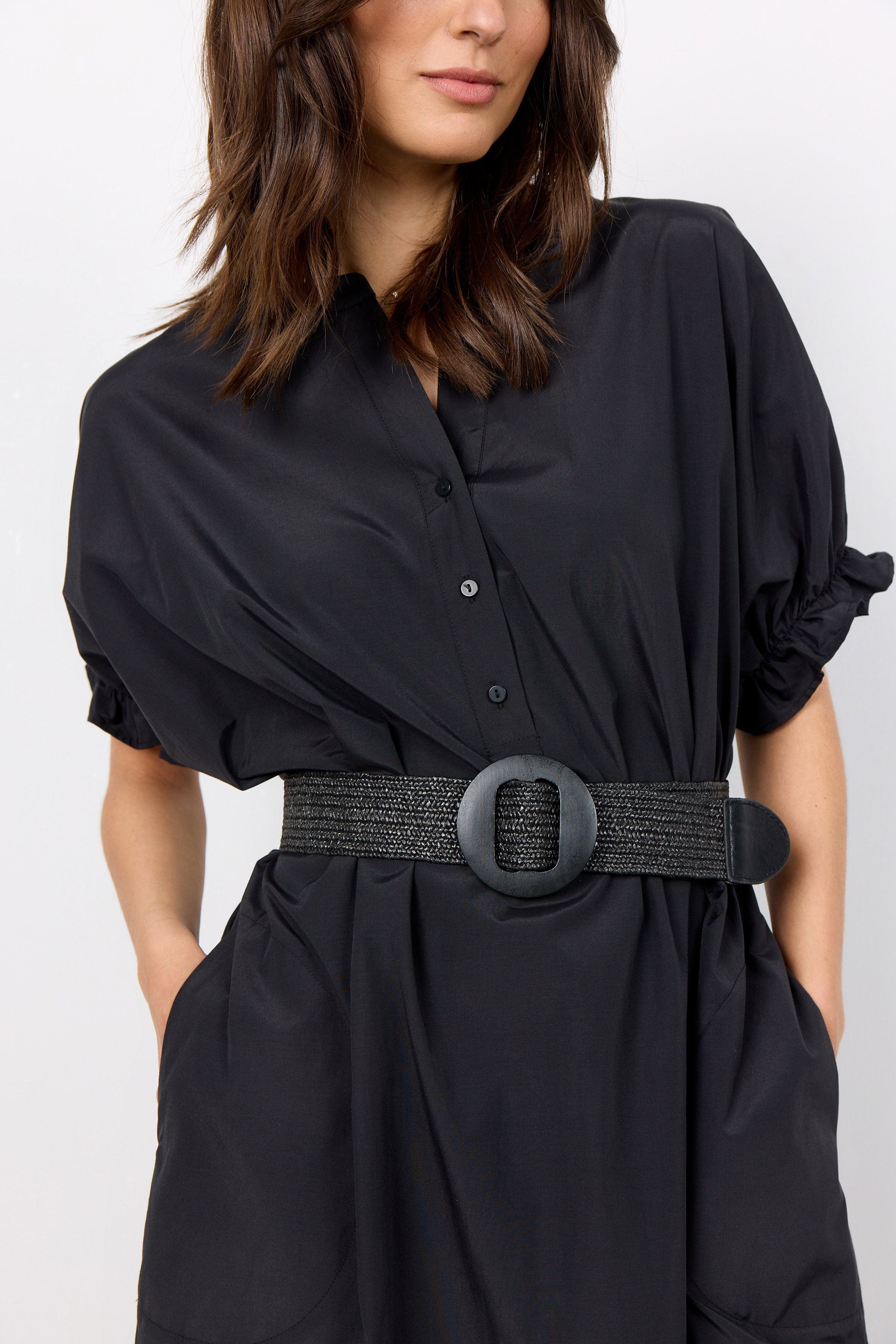 Linka Woven Belt - Black - Image 2