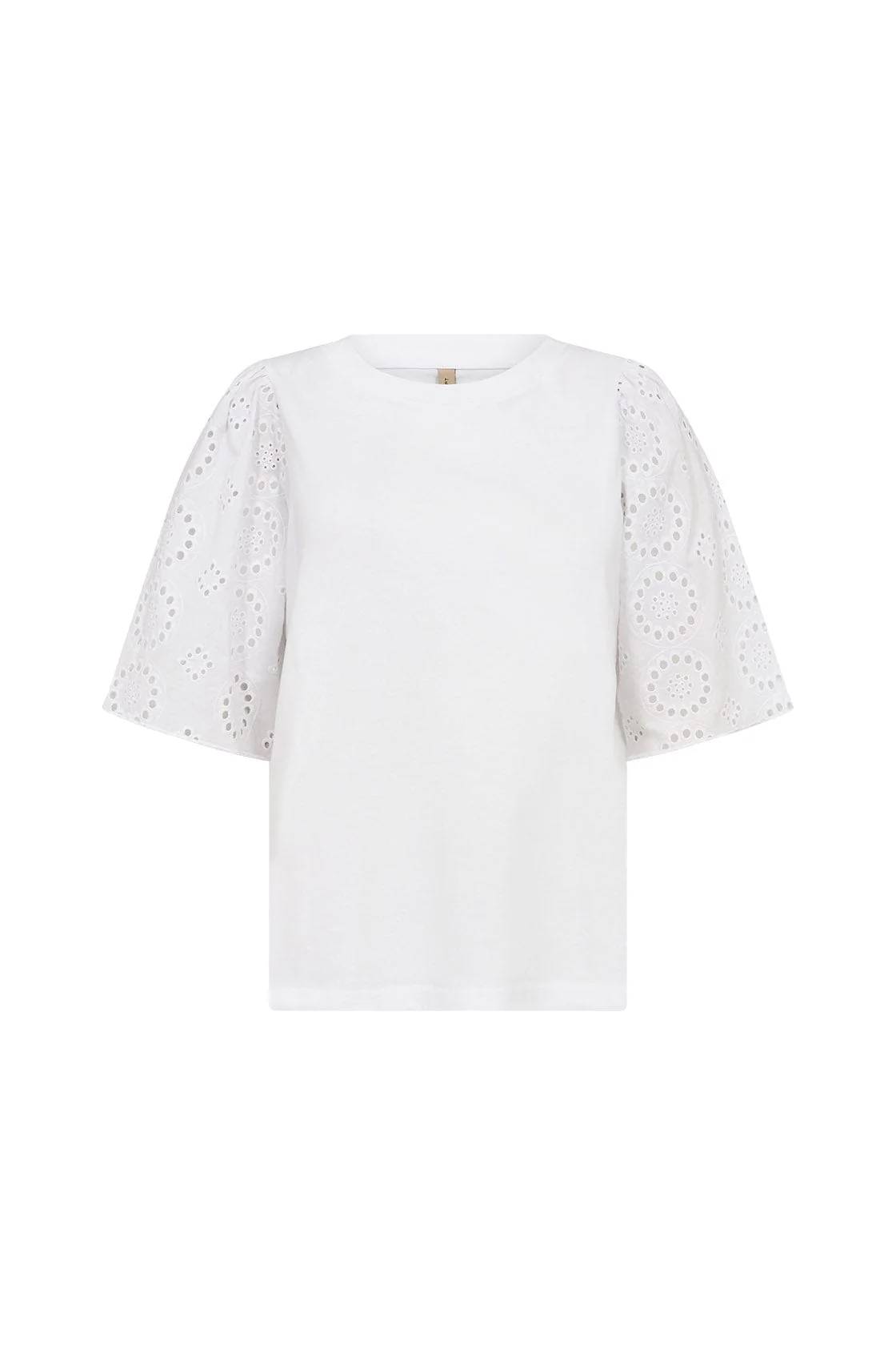 Loraine Broderie Anglaise Top - White