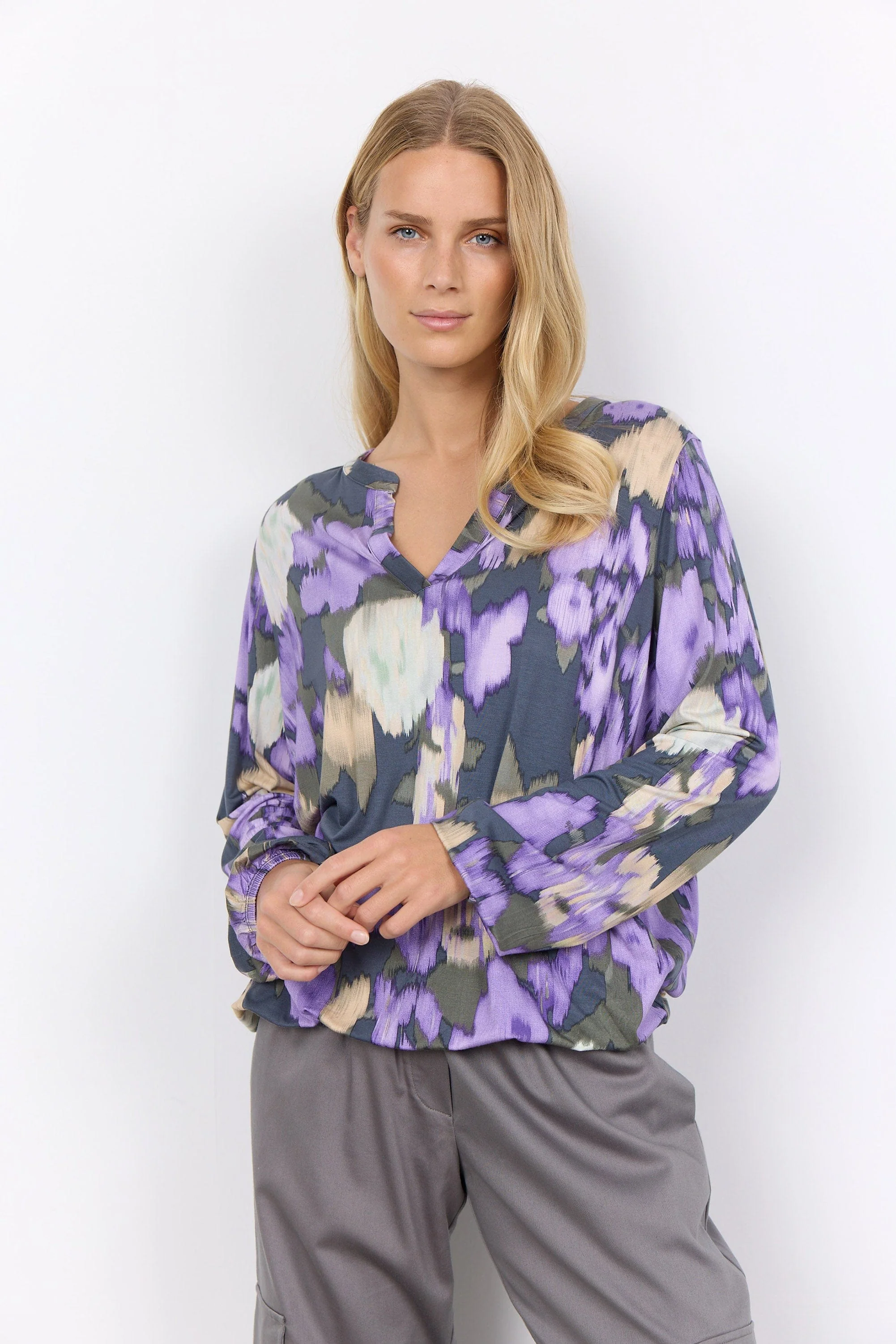 Marica Printed Top - Lilac Breeze Combi - Image 3