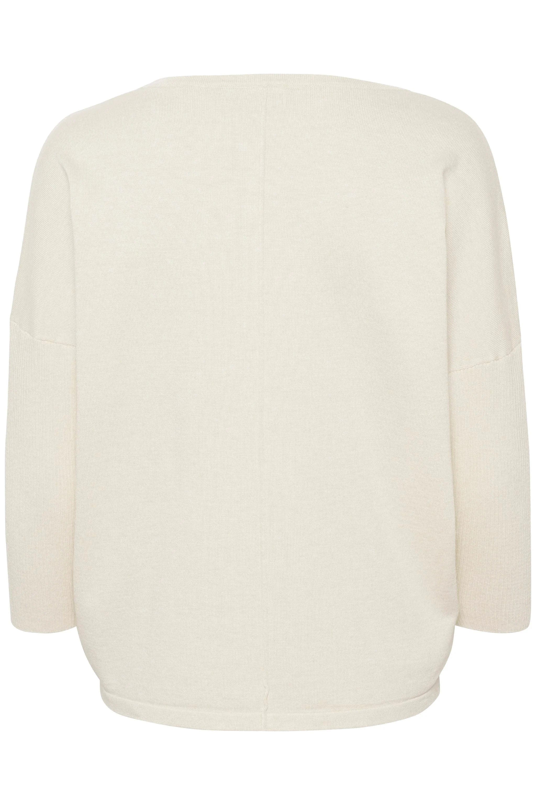 Mila Round Neck Jumper - Ice - Image 2