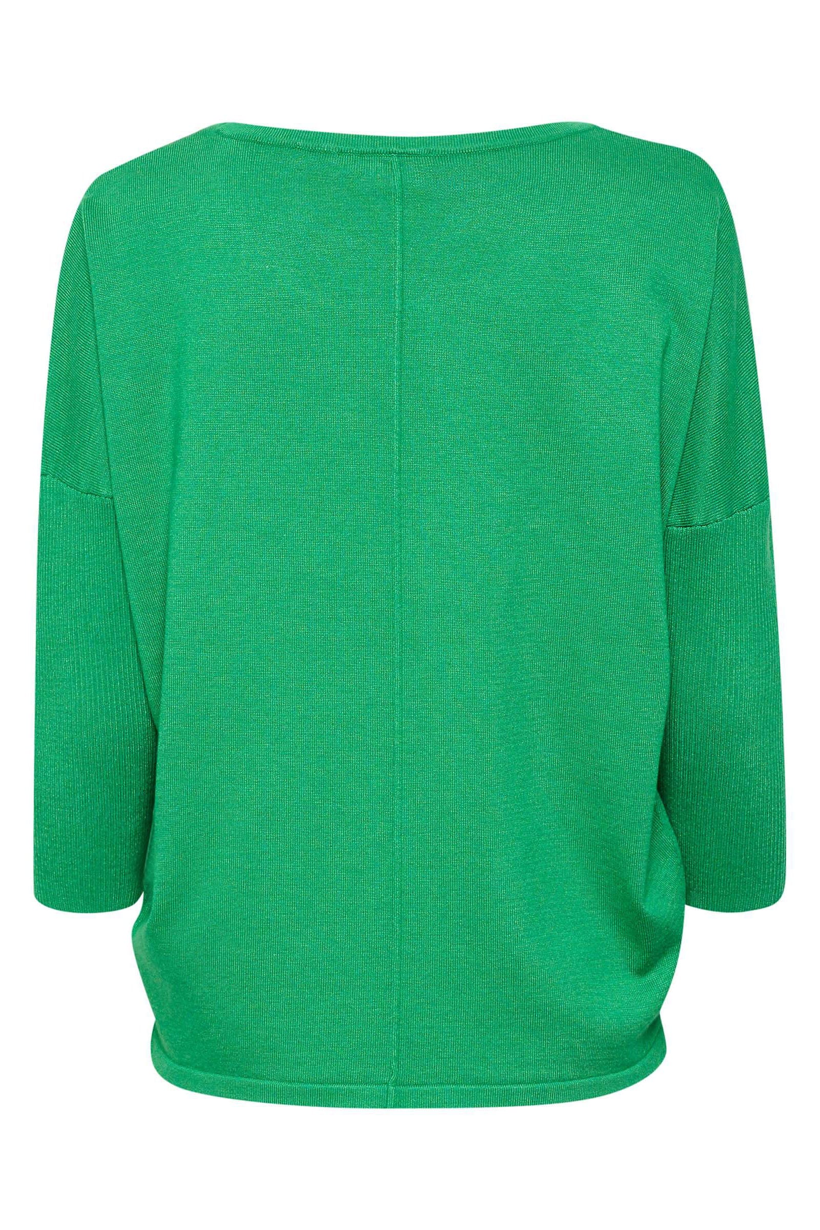 Mila Round Neck Jumper - Verdant Green - Image 2