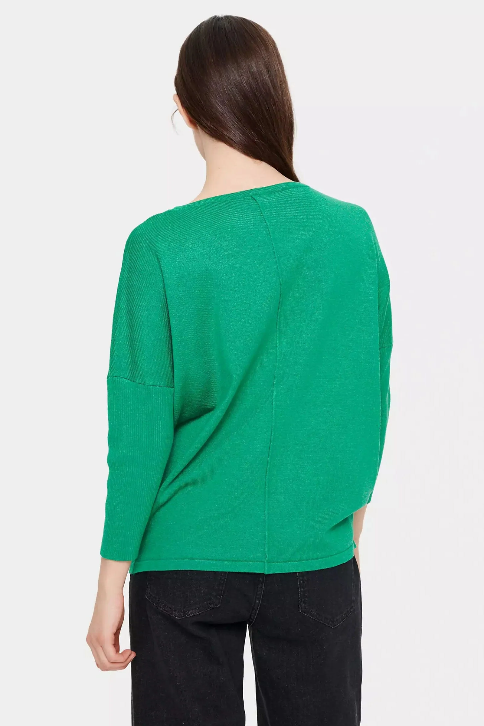 Mila Round Neck Jumper - Verdant Green - Image 4