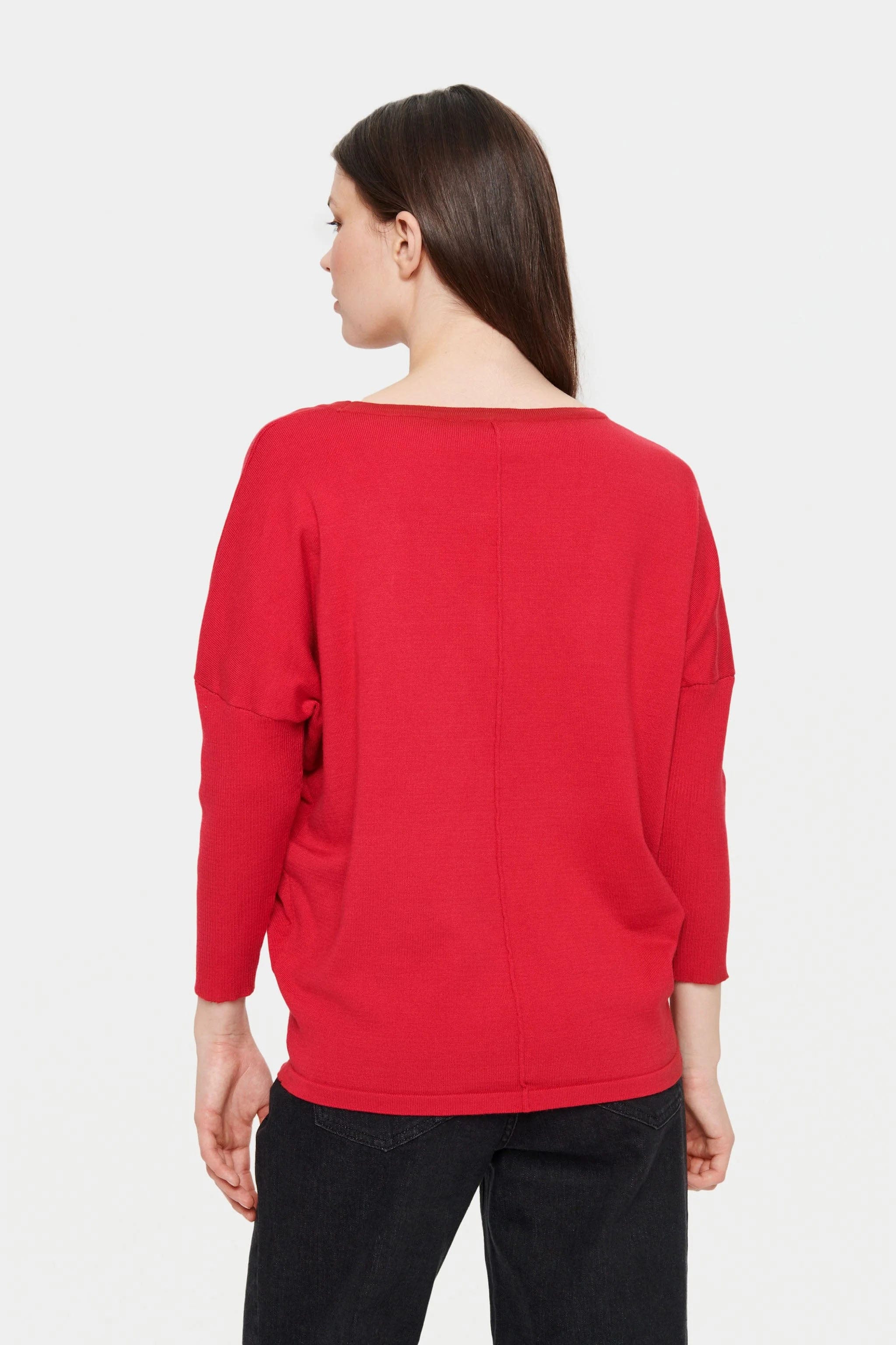 Mila Round Neck Jumper - Winterberry - Image 4
