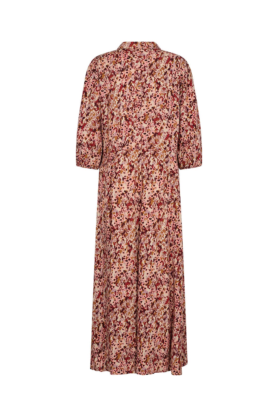 Minea Printed Midi Dress - Berry Combi - Image 5