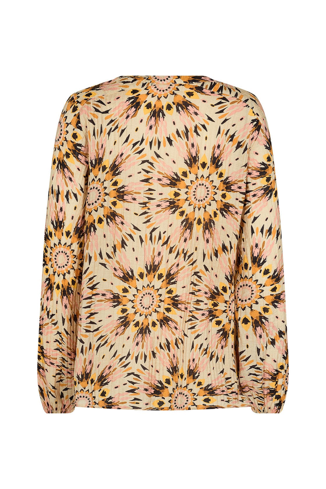 Mirra Printed Blouse - Golden Yellow Combi - Image 5