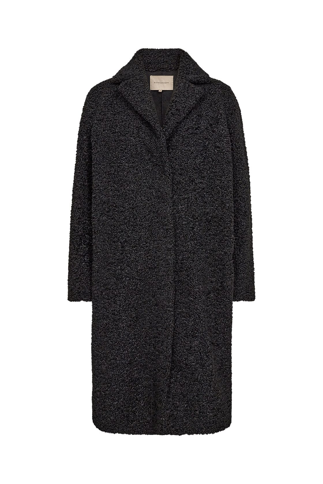 Mukite Teddy Coat - Black