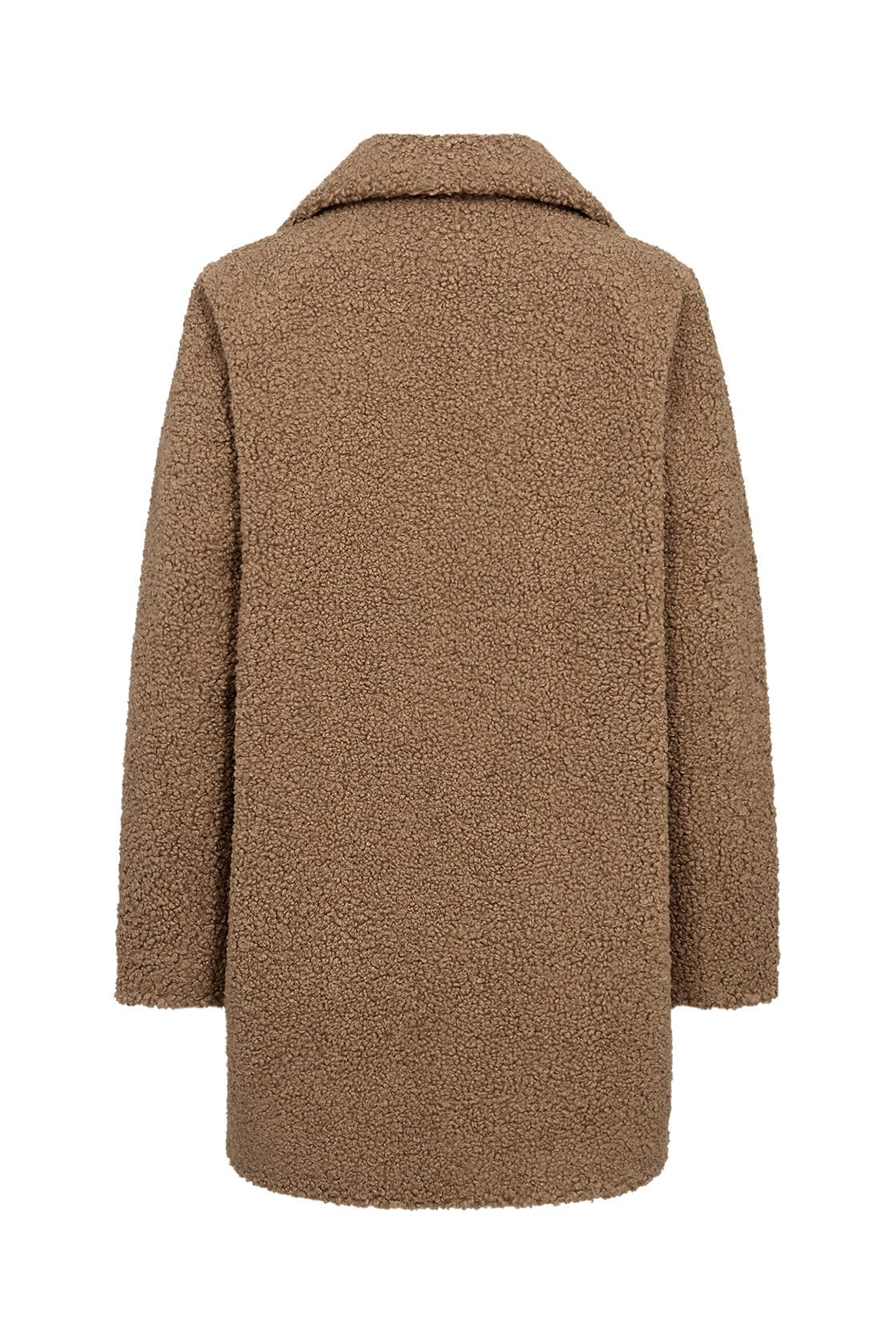 Mukite Teddy Doubled Breasted Coat - Desert Brown - Image 6