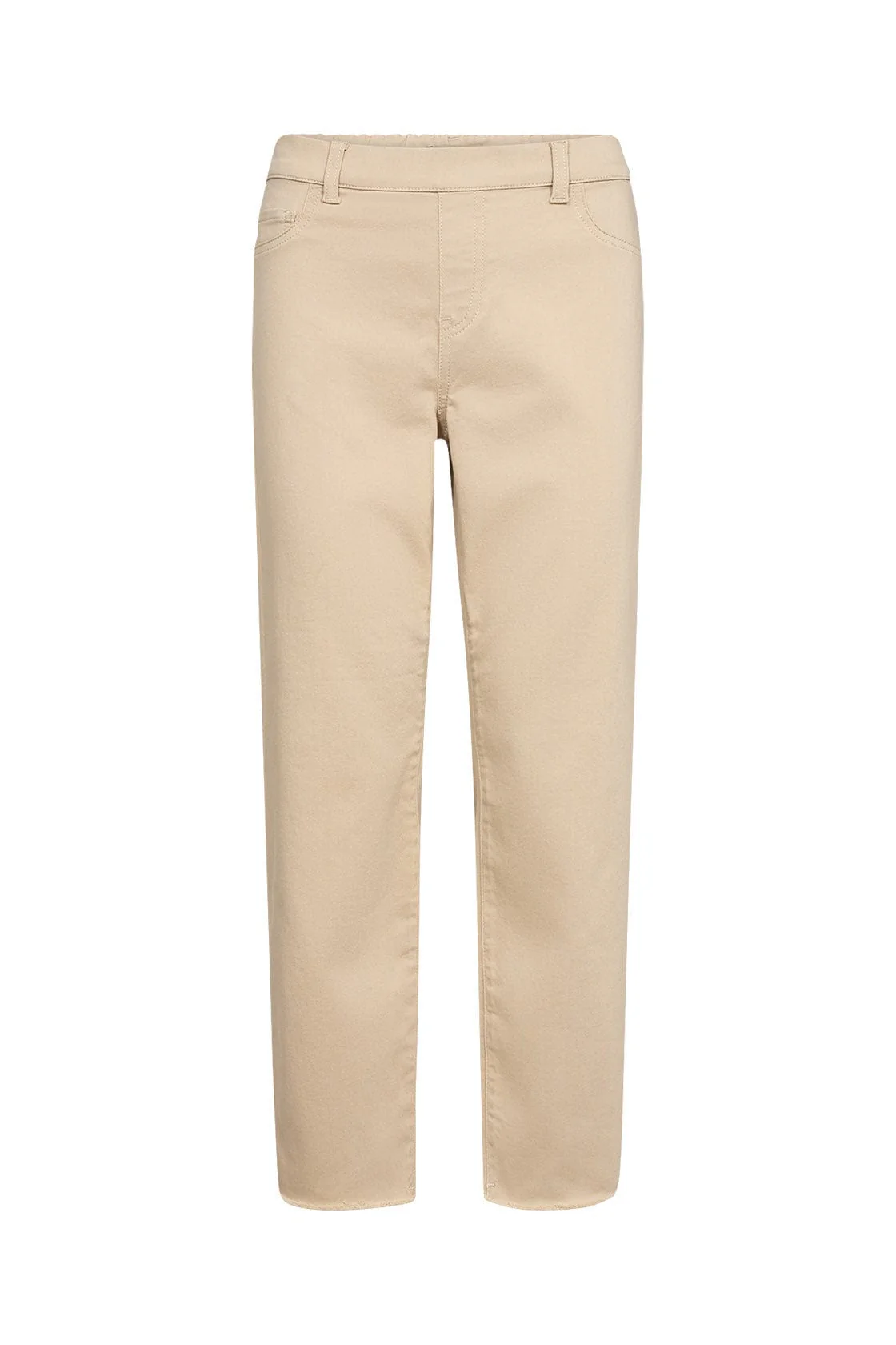 Nadira Stretch Cropped Trousers - Sand