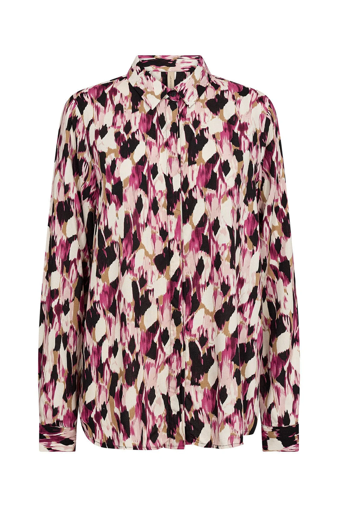 Nanna Printed Shirt - Fuchsia Combi