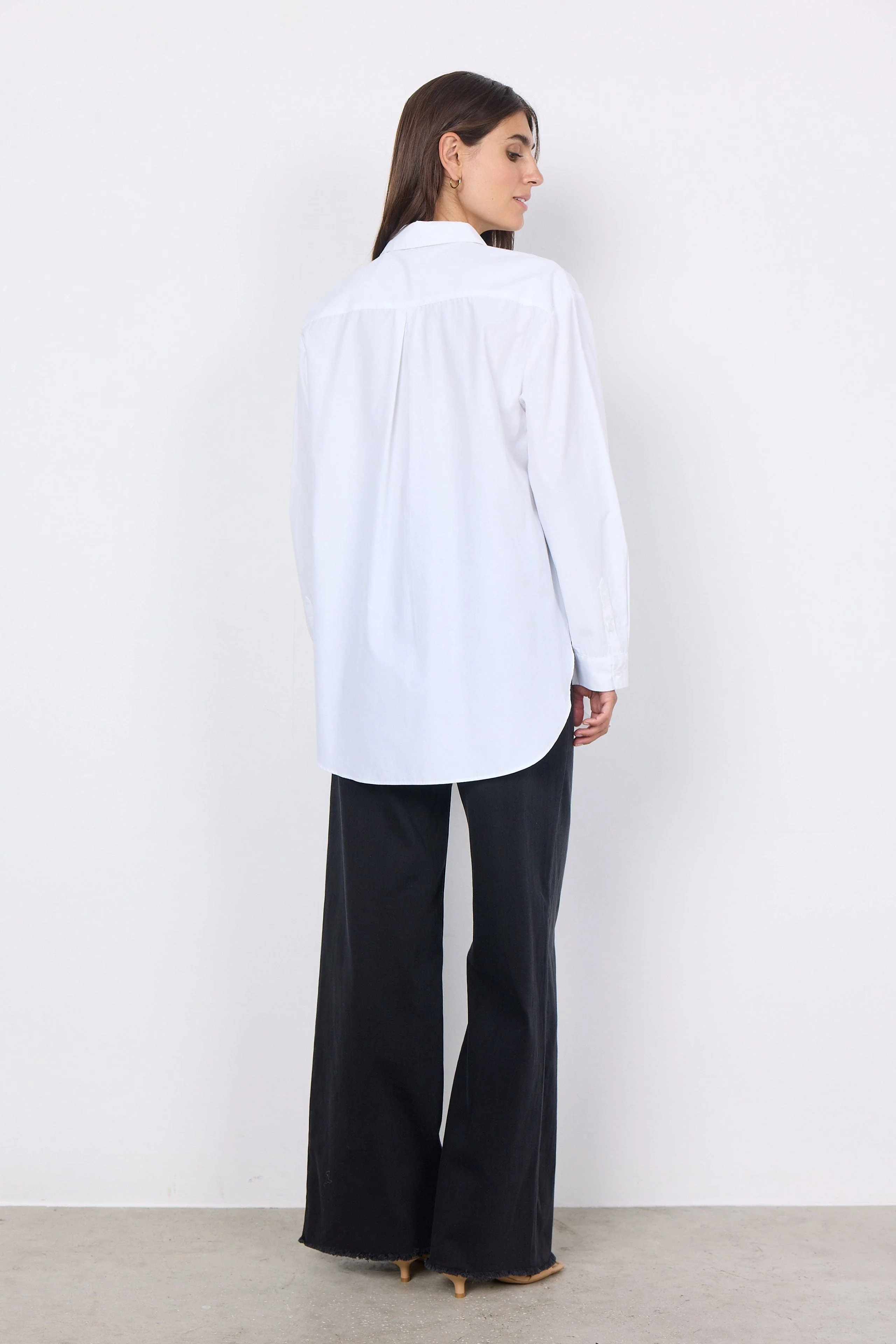 Netti Plain Shirt - White - Image 3
