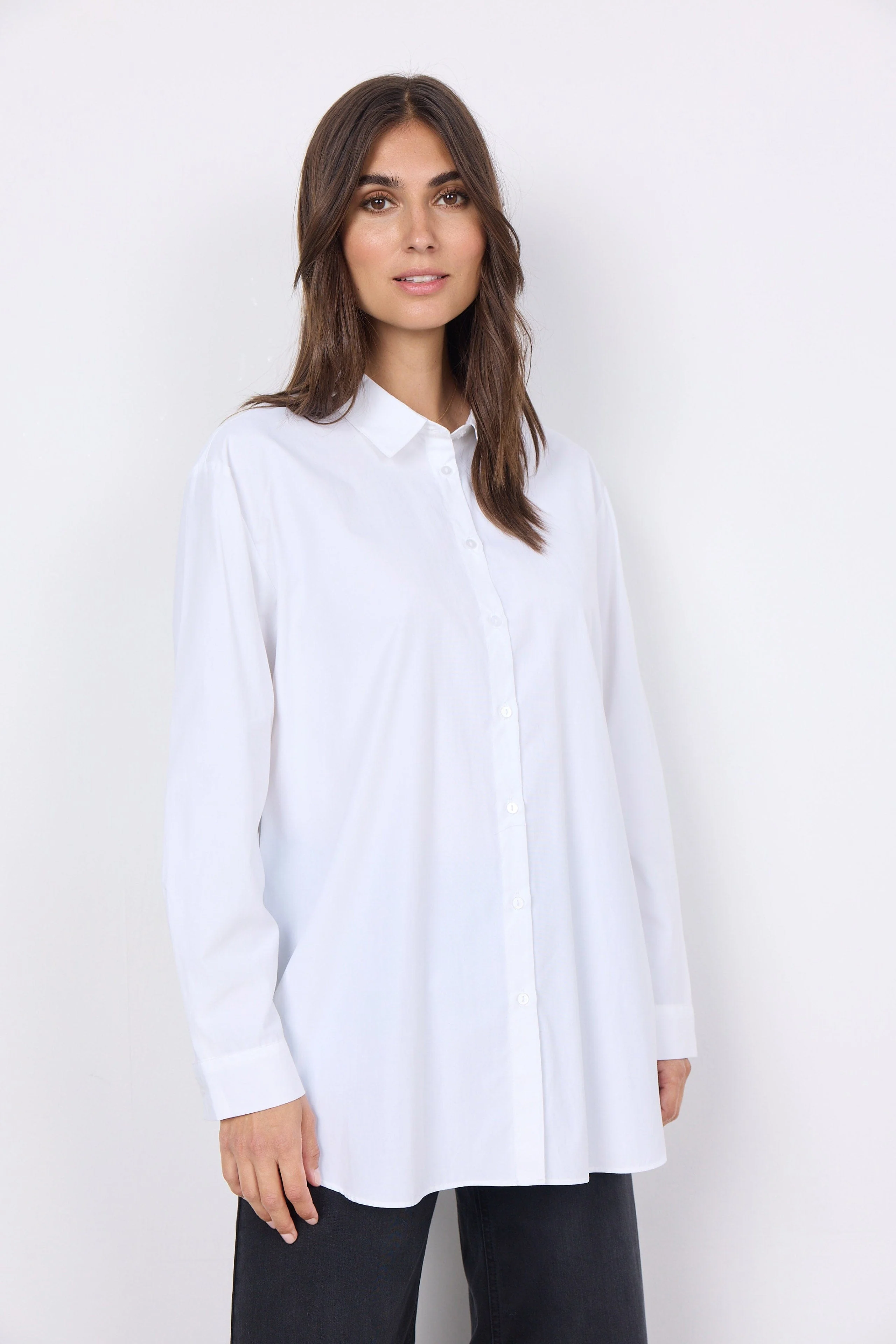 Netti Plain Shirt - White - Image 4