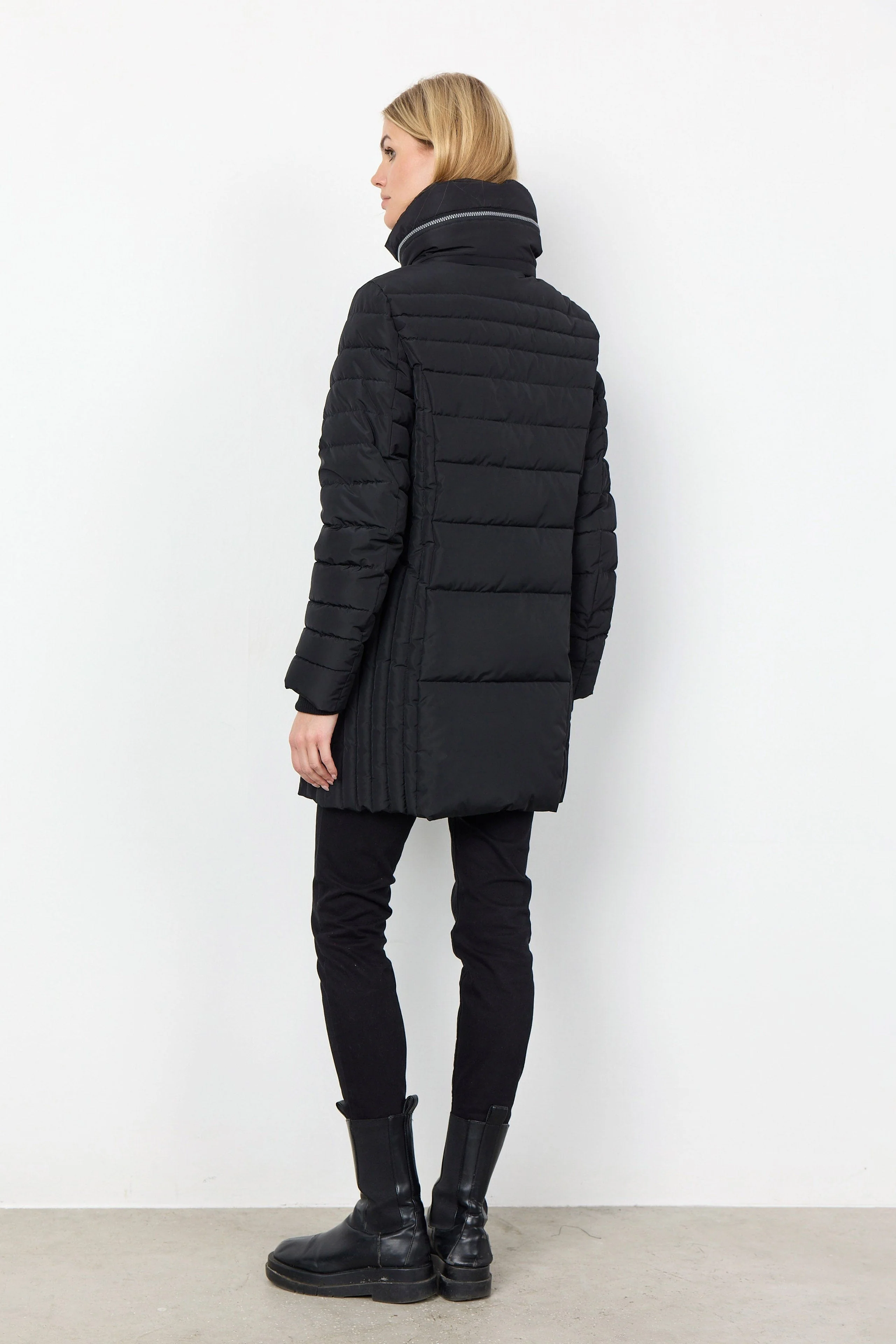Nina Quilted Jacket - Black - Image 3