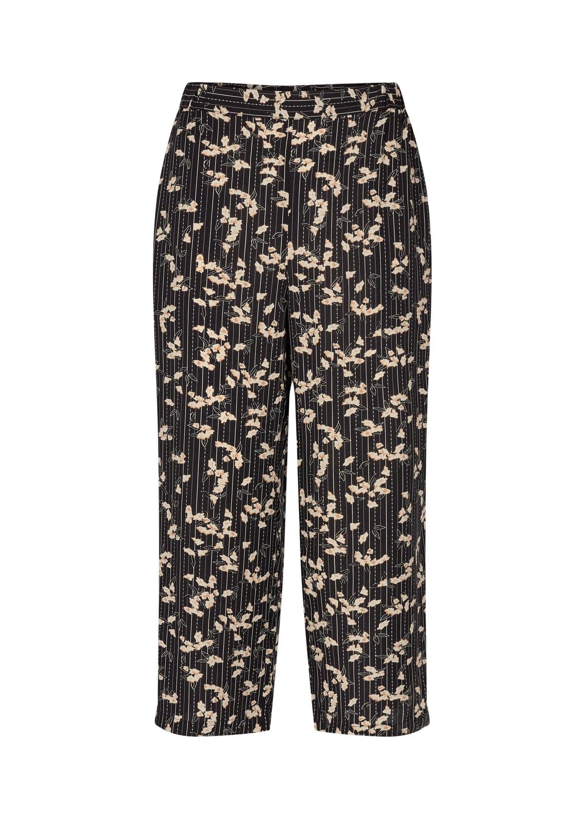 Ohio Printed Culottes - Black