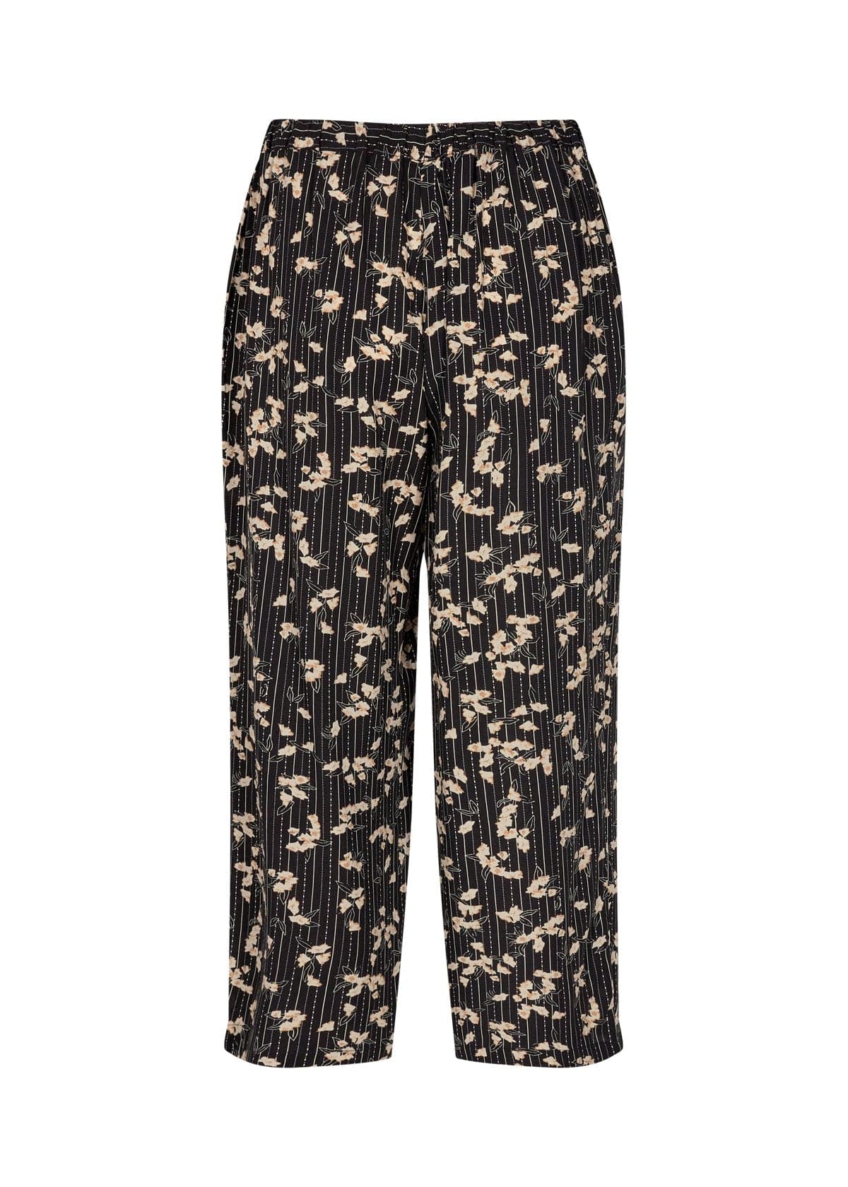 Ohio Printed Culottes - Black - Image 2