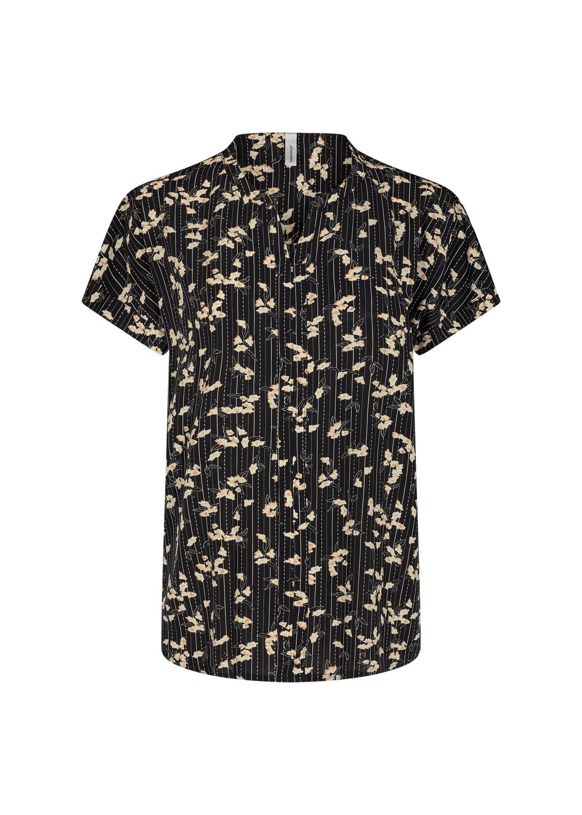 Ohio Printed Top - Black