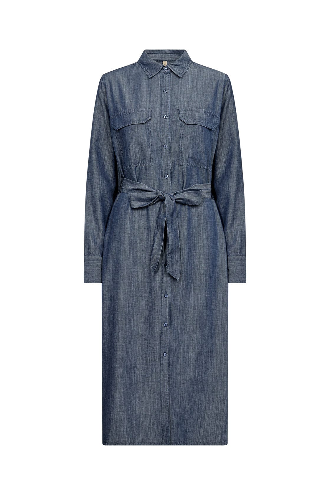 Ontario Lyocell Dress - Medium Blue Denim