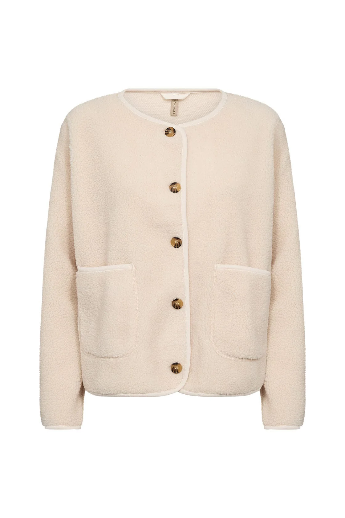 Onyx Fleece Cardigan - Cream