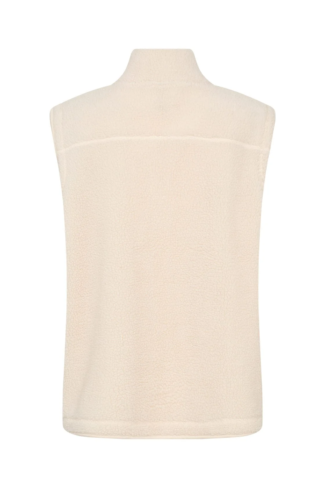 Onyx Fleece Gilet - Cream - Image 4