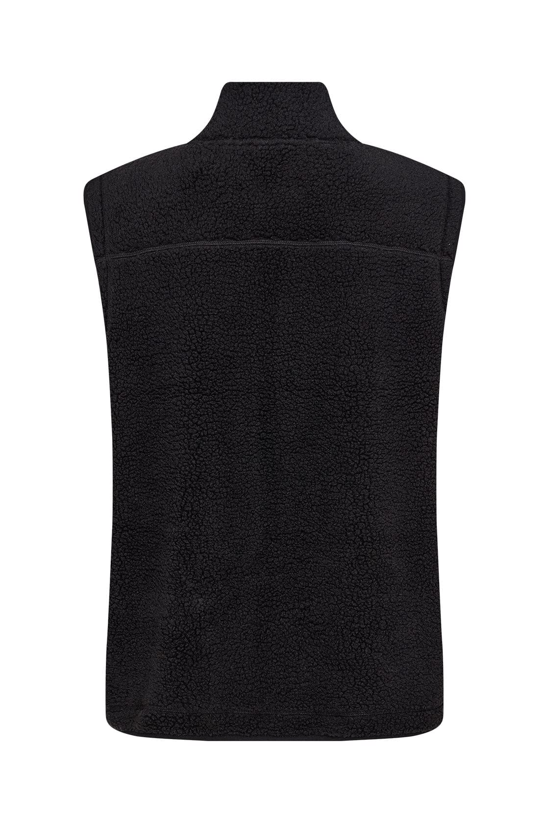 Onyx Fleece Gilet - Black - Image 5