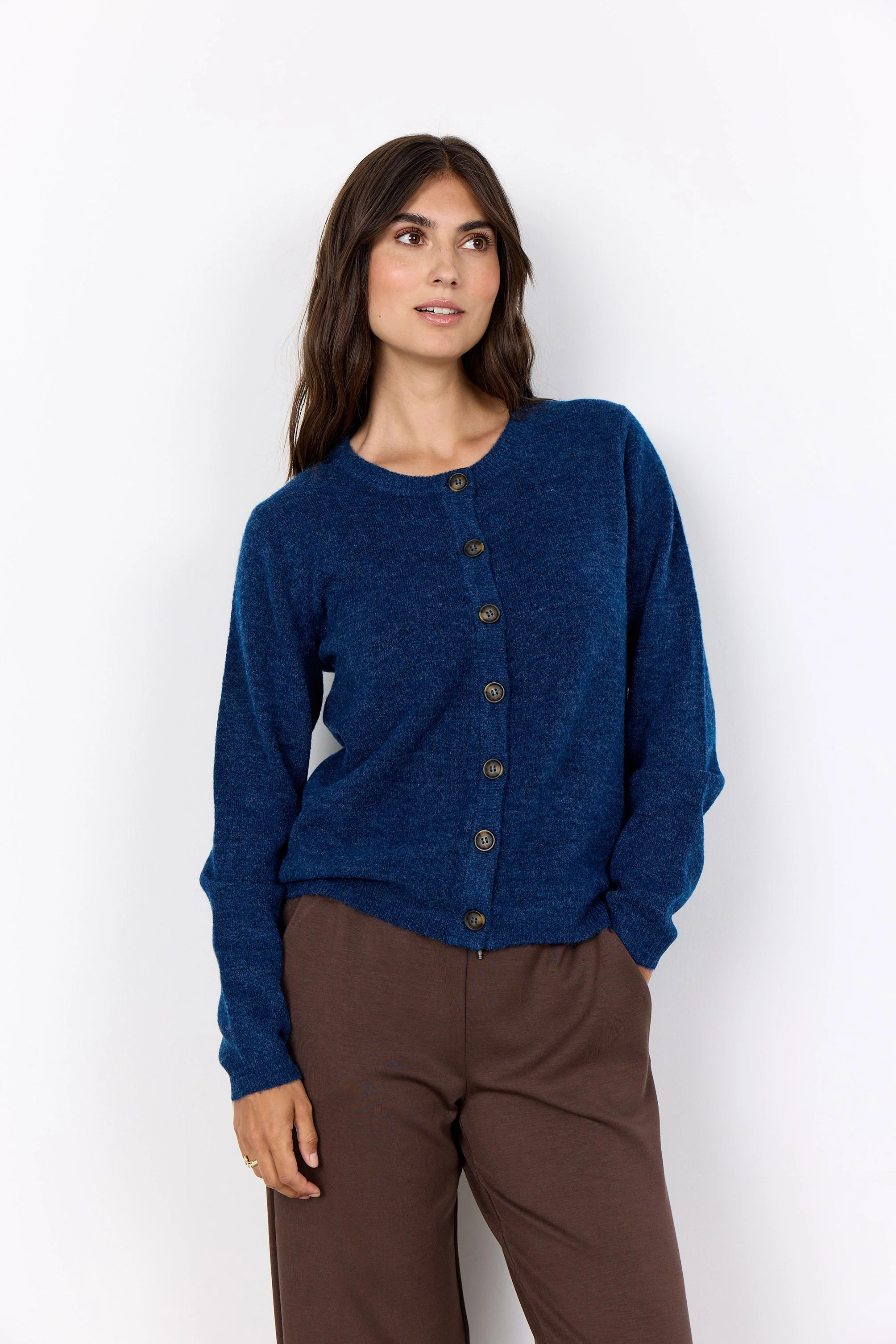 Orlean Cardigan - Estate Blue Melange - Image 4