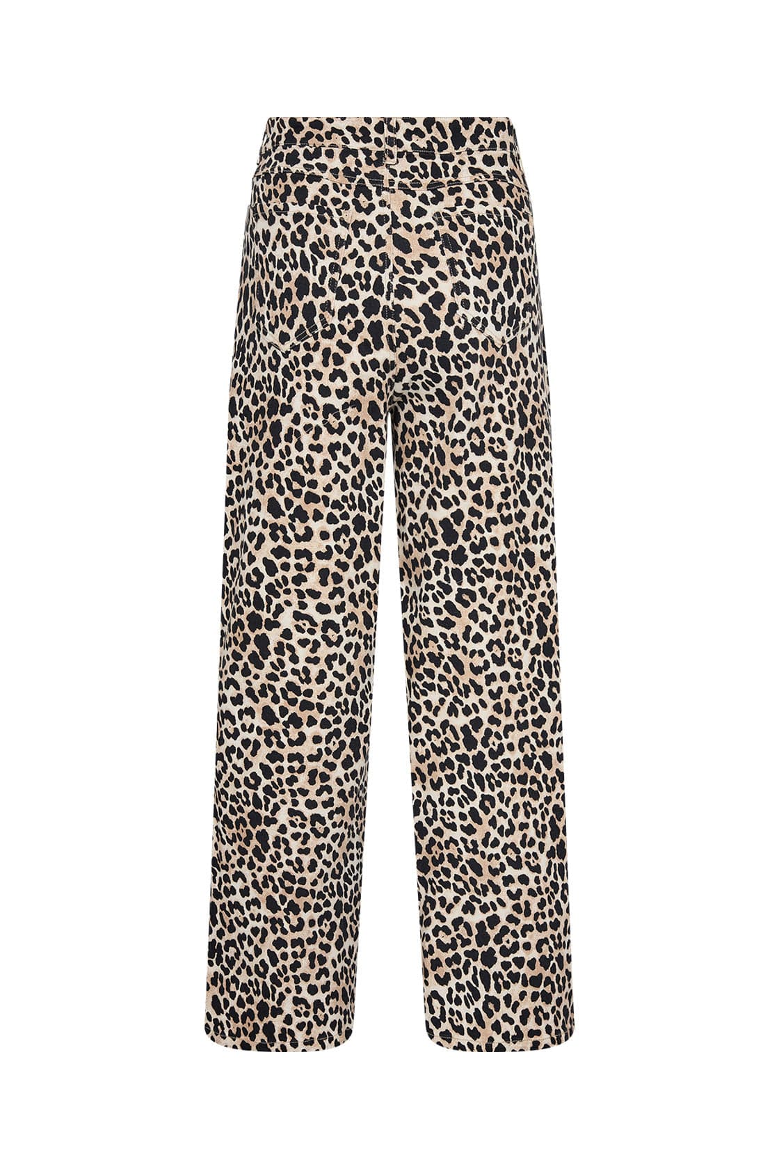 Owena Leopard Print Jeans - Sand Combi - Image 5
