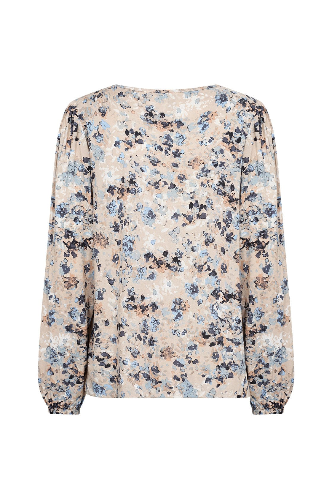 Pammi Printed Blouse - Air Blue Combi - Image 5