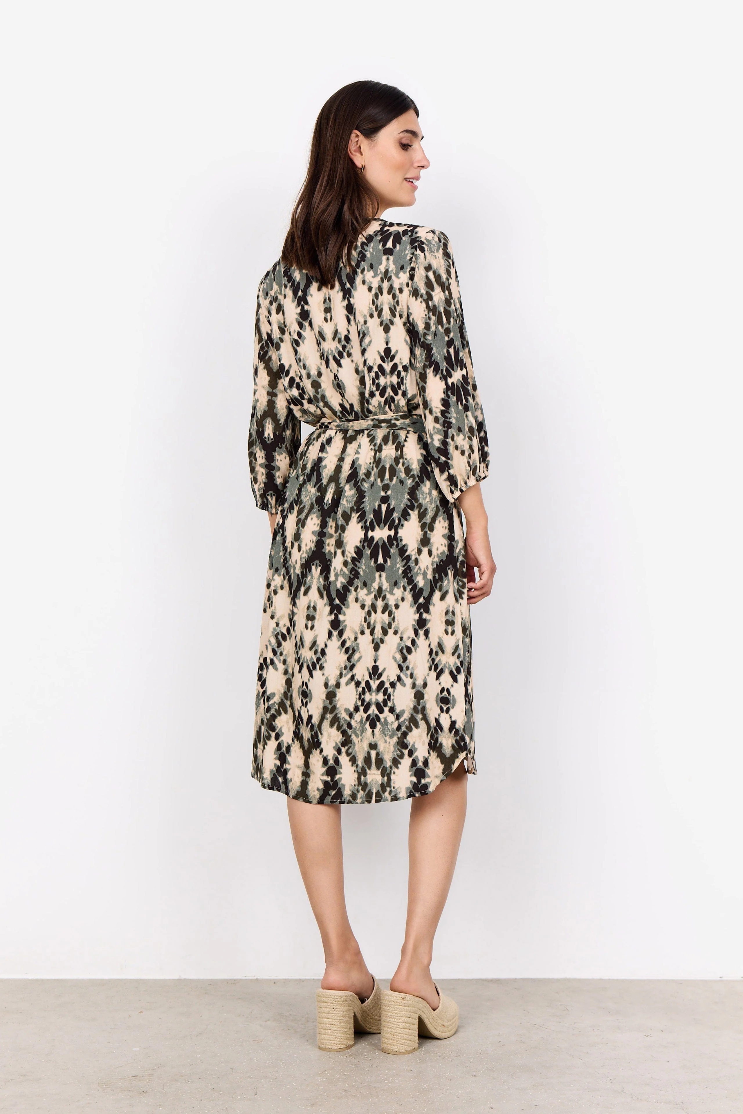 Pontida Abstract Print Dress - Misty Combi - Image 5