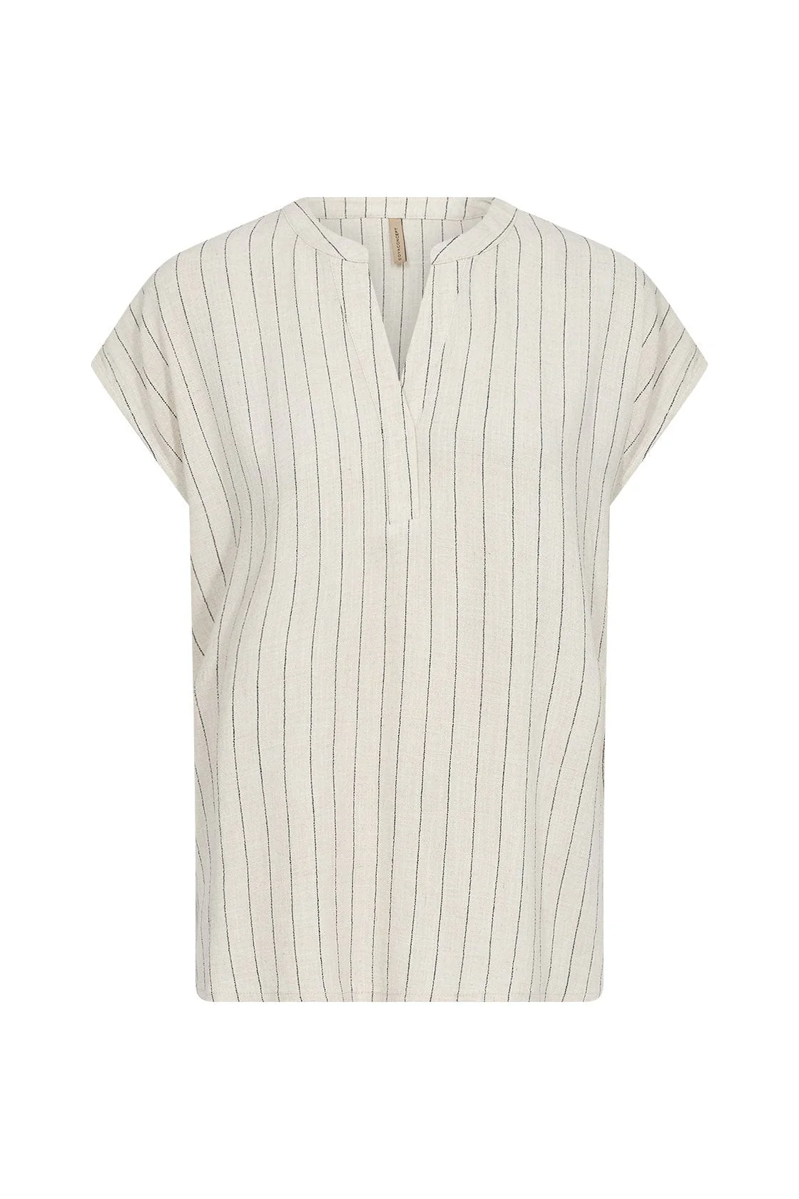 Poula Stripe Top - Cream Combi