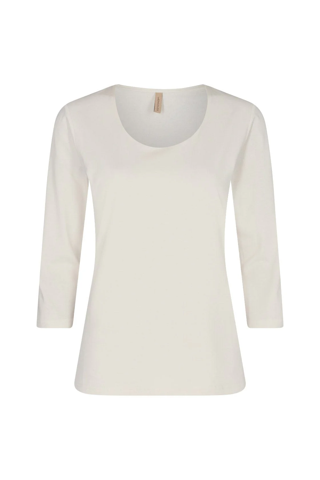 Pylle Plain 3/4 Sleeve Top - Off White