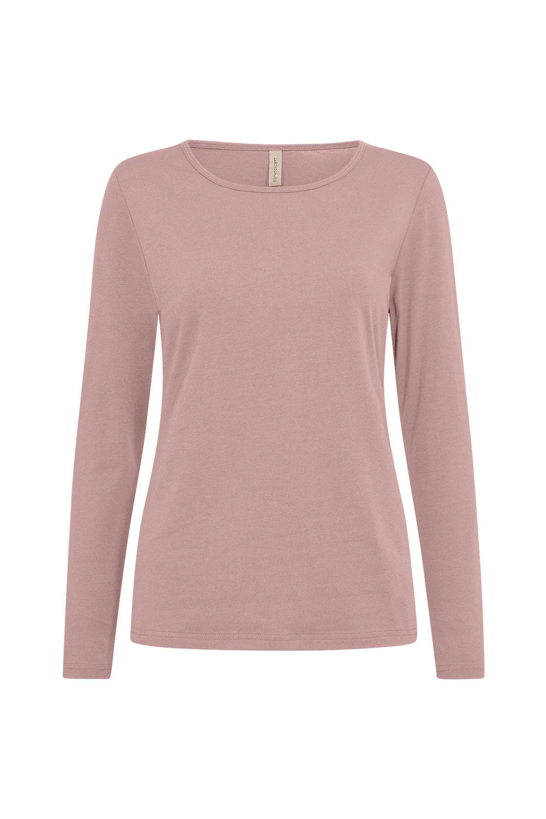 Pylle Plain Long Sleeve Top - Woodrose