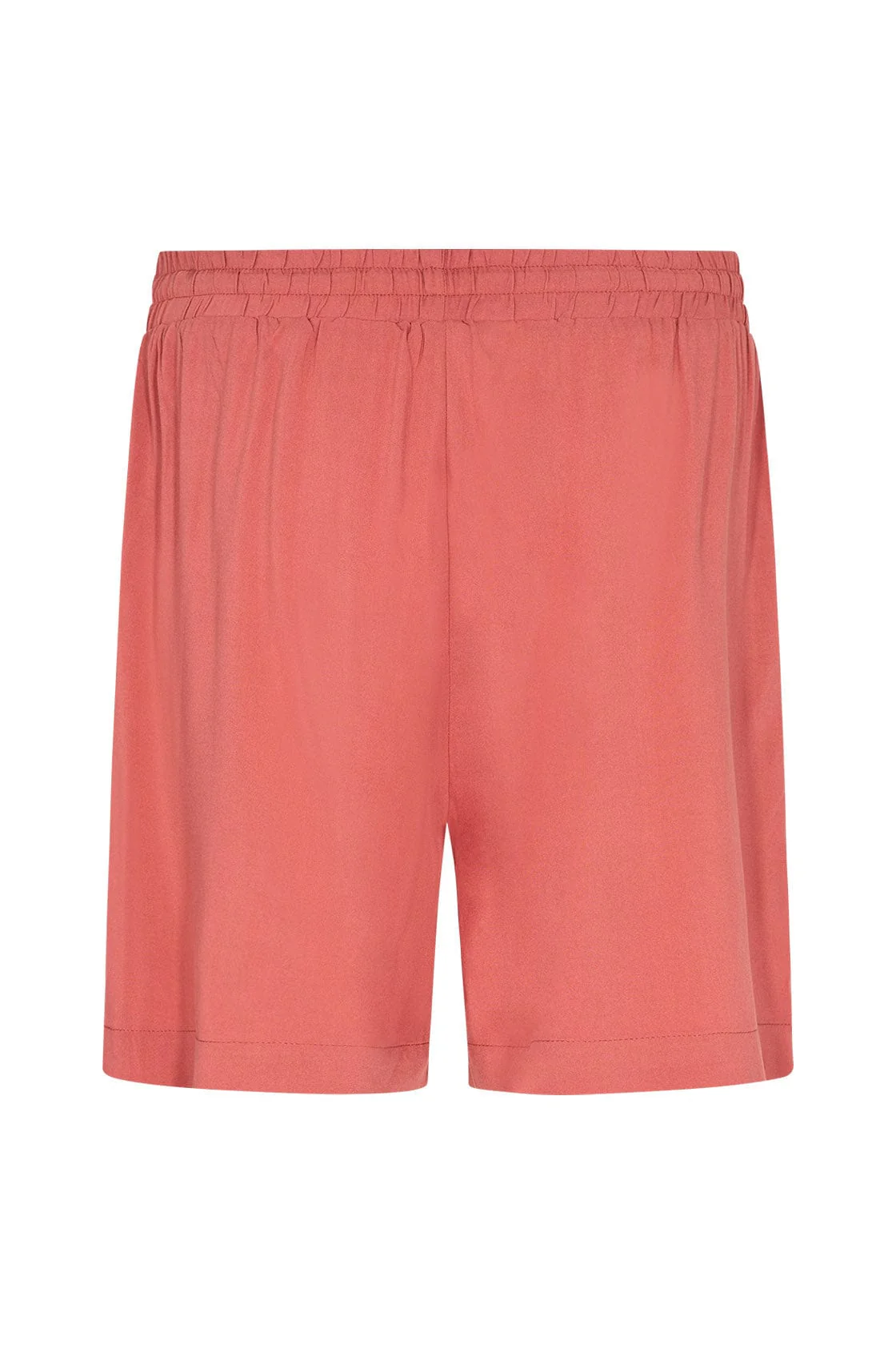 Radia Elasticated Waist Shorts - Dusty Red - Image 6