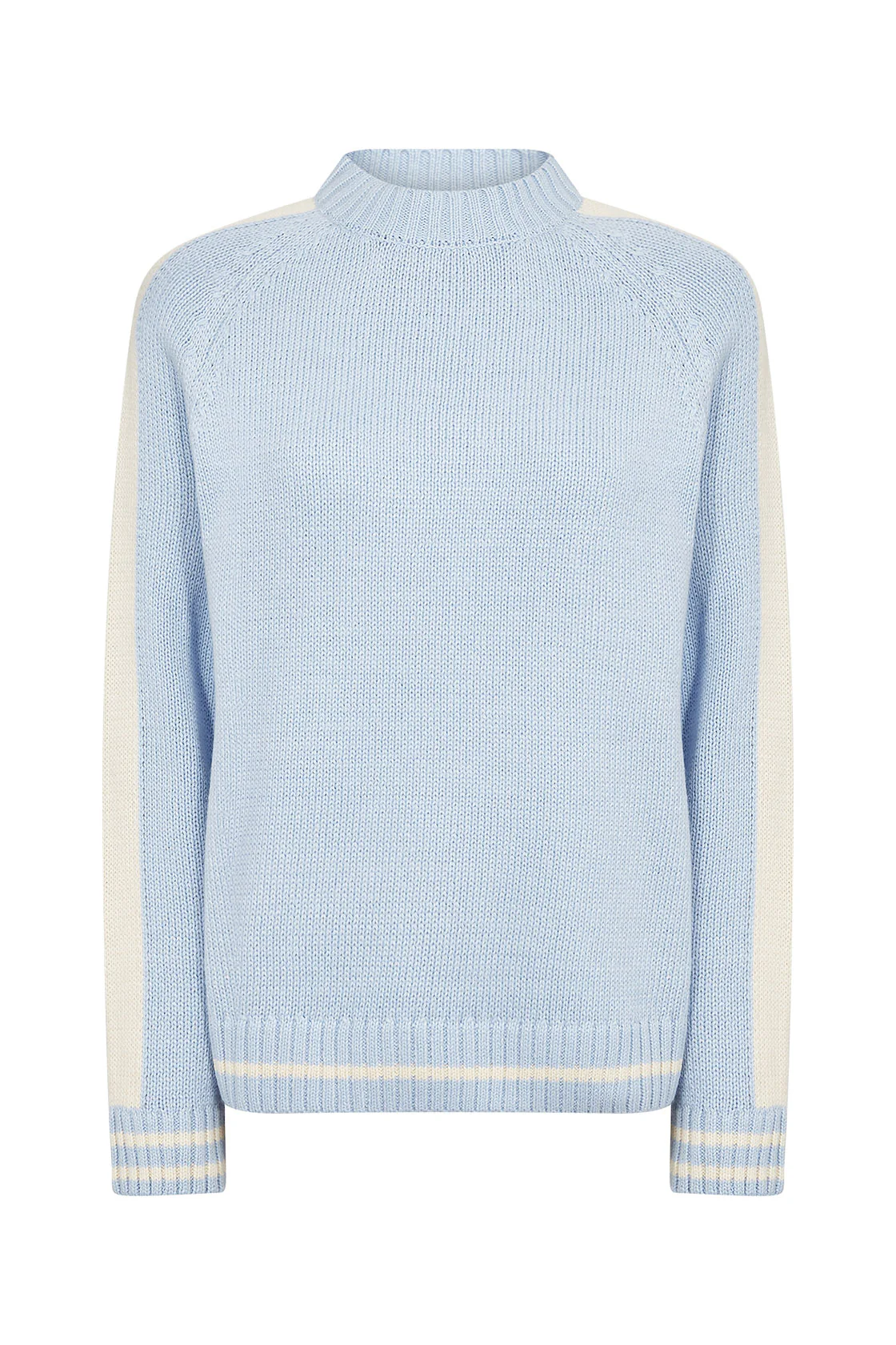 Remone Contrast Stripe Cotton Jumper - Windsurfer Combi