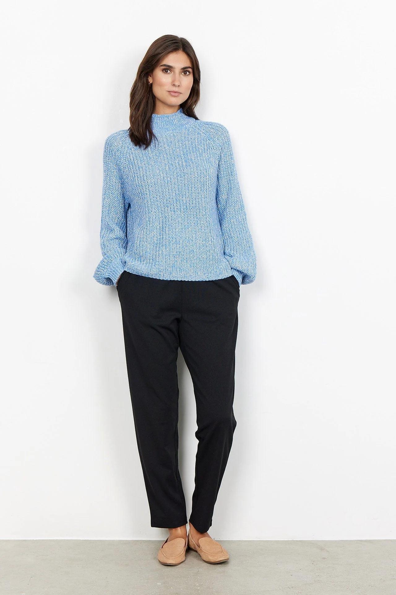 Remone Jumper - Bright Blue Melange - Image 3