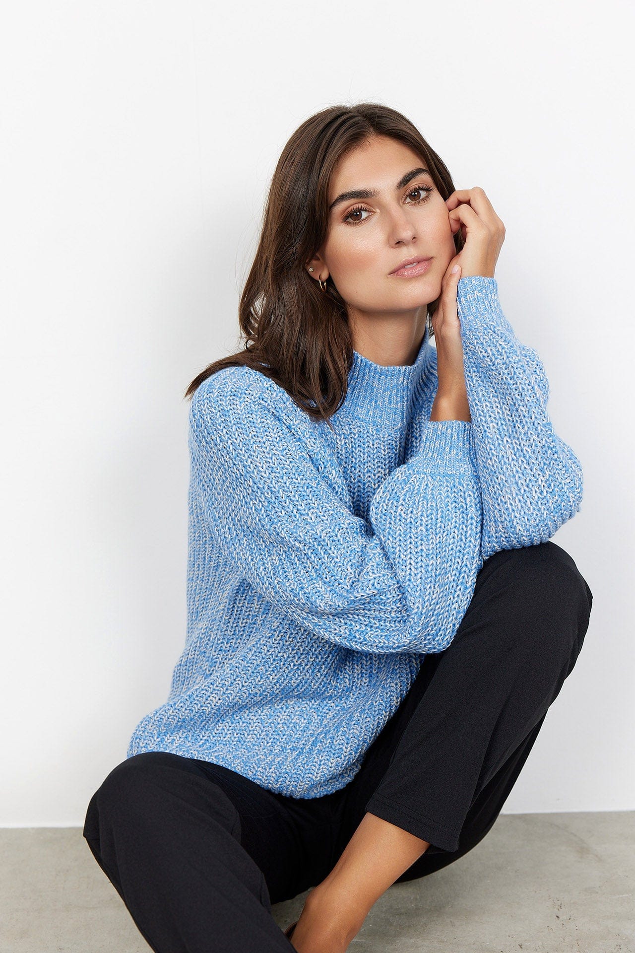 Remone Jumper - Bright Blue Melange - Image 6