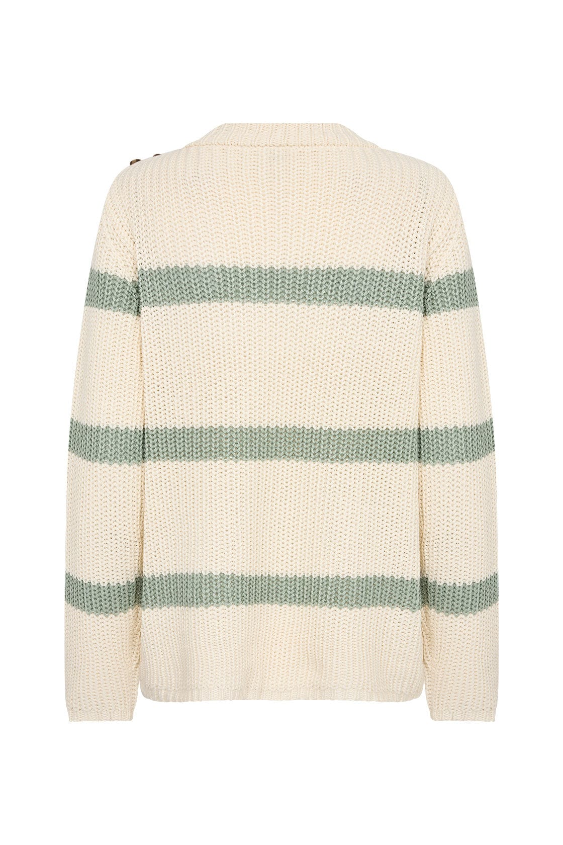 Remone Stripe Jumper - Mineral Green Combi - Image 2