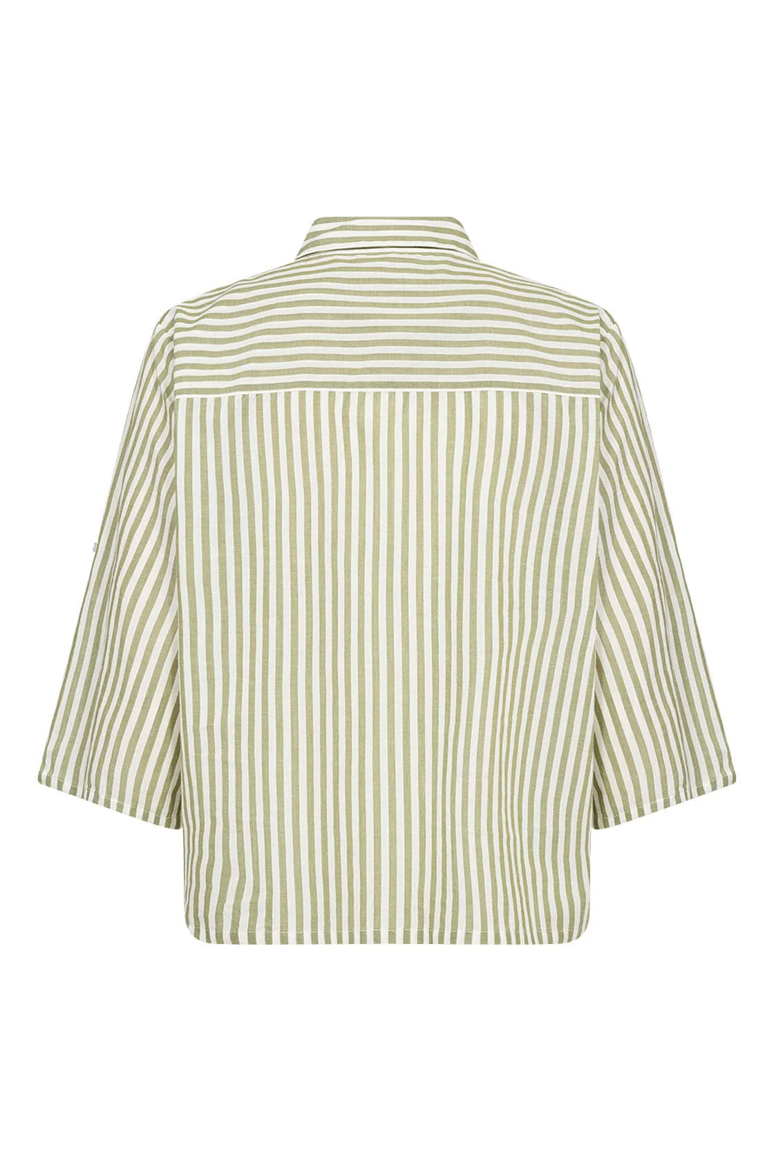 Rosette Stripe Shirt - Calliste Green Combi - Image 5
