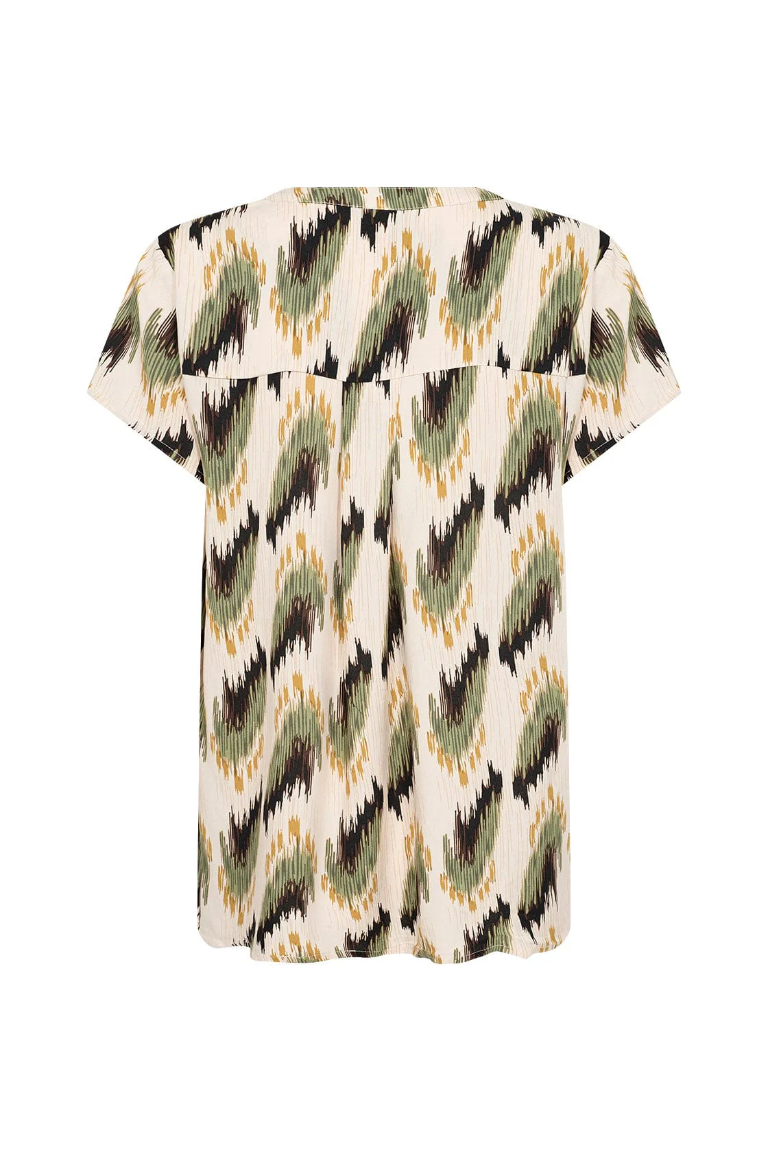 Rosilda Abstract Print T-Shirt - Calliste Green Combi - Image 5