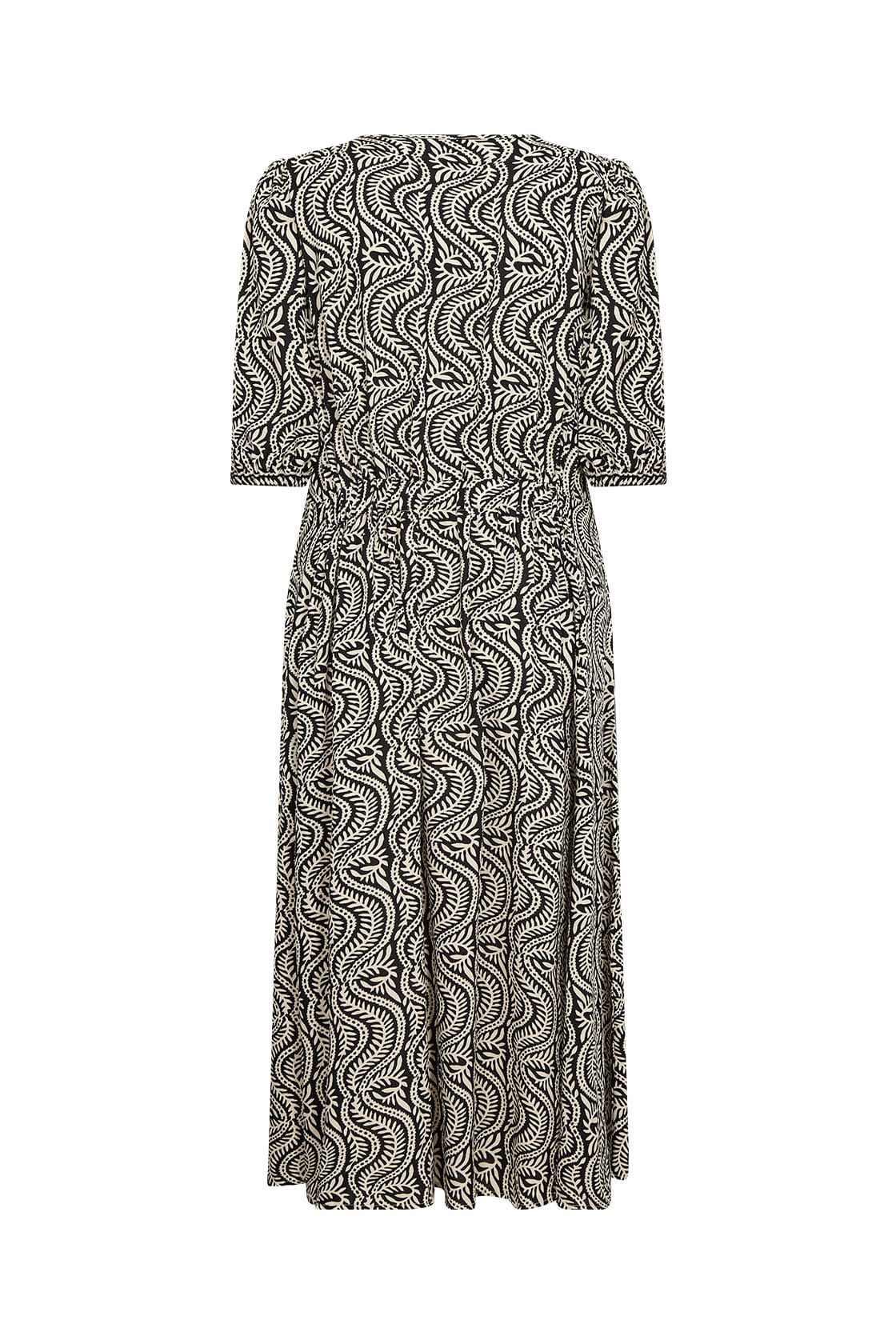 Rositta Printed Midi Dress - Black Combi - Image 2