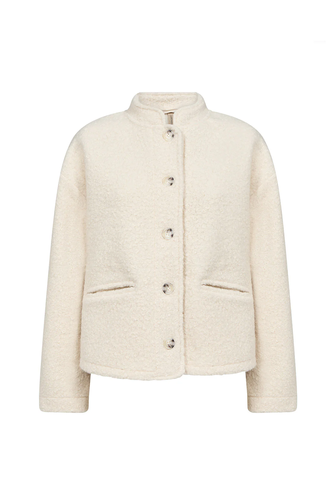 Shaima Boucle Style Jacket - Cream
