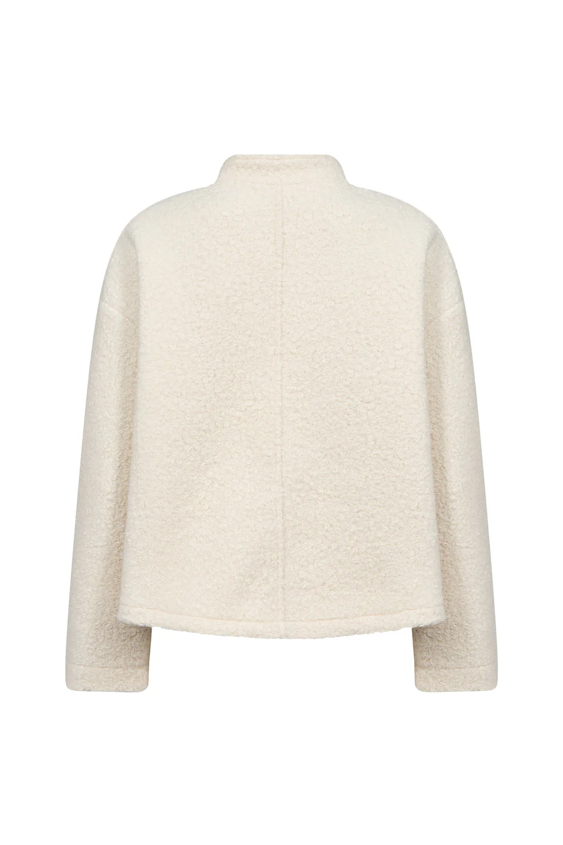 Shaima Boucle Style Jacket - Cream - Image 5