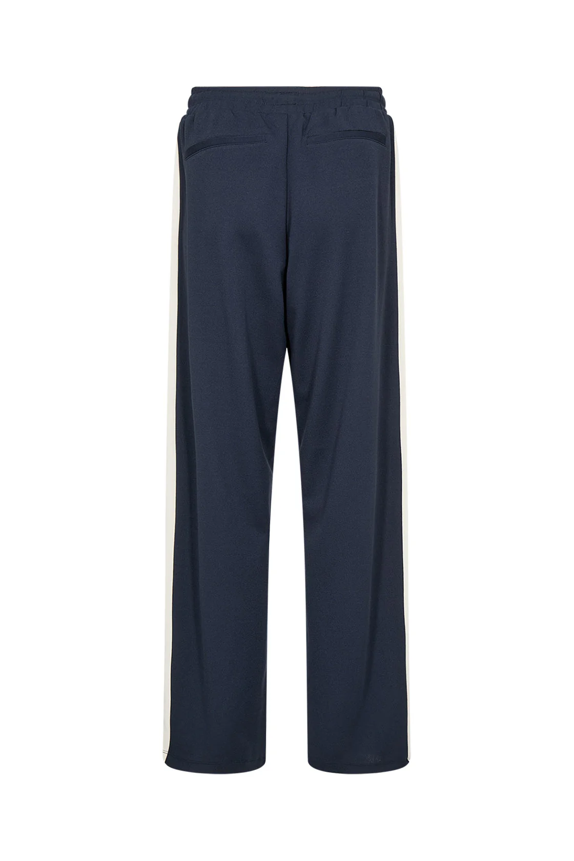Siham Contrast Elasticated Waist Straight Leg - Navy Combi - Image 5