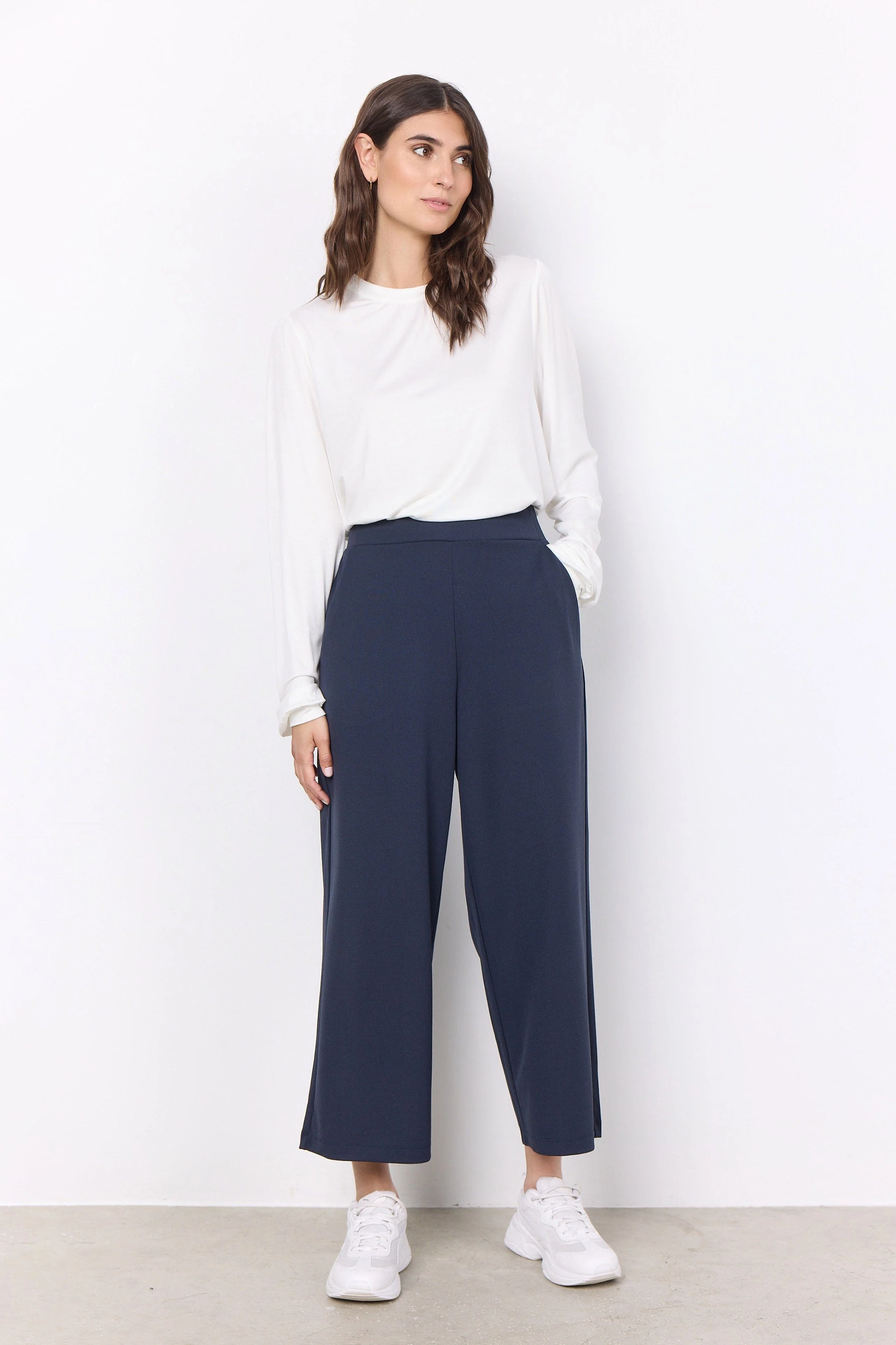 Siham Culottes - Navy - Image 3
