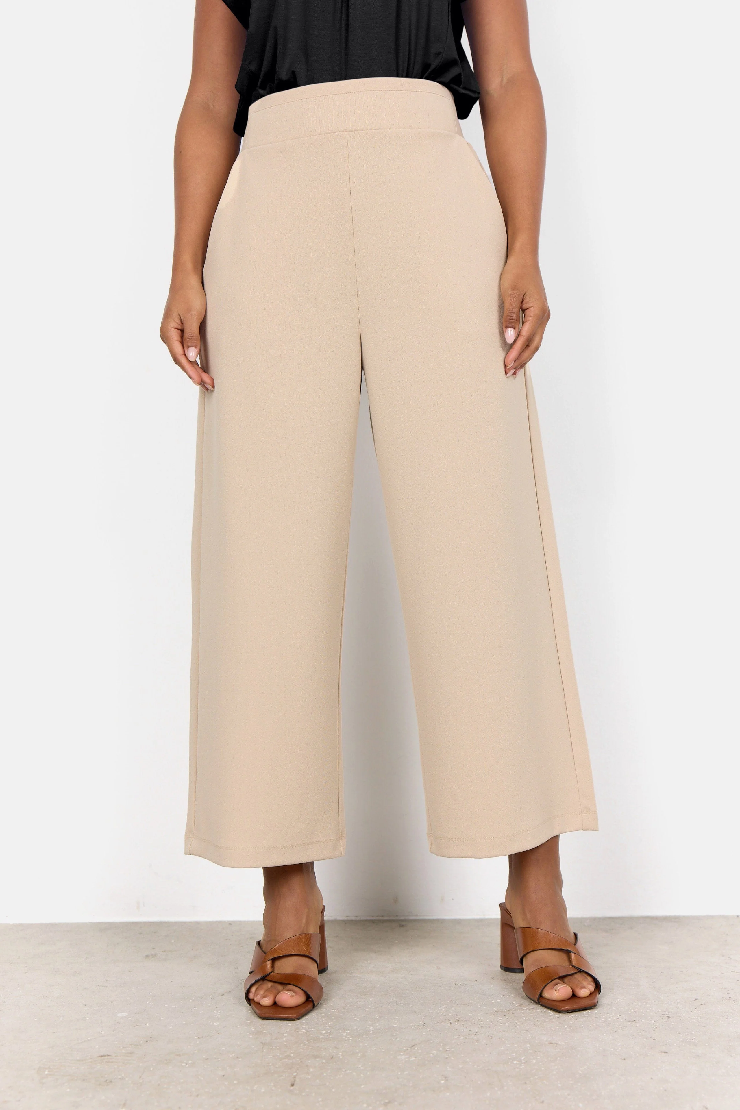 Siham Culottes - Sand - Image 2