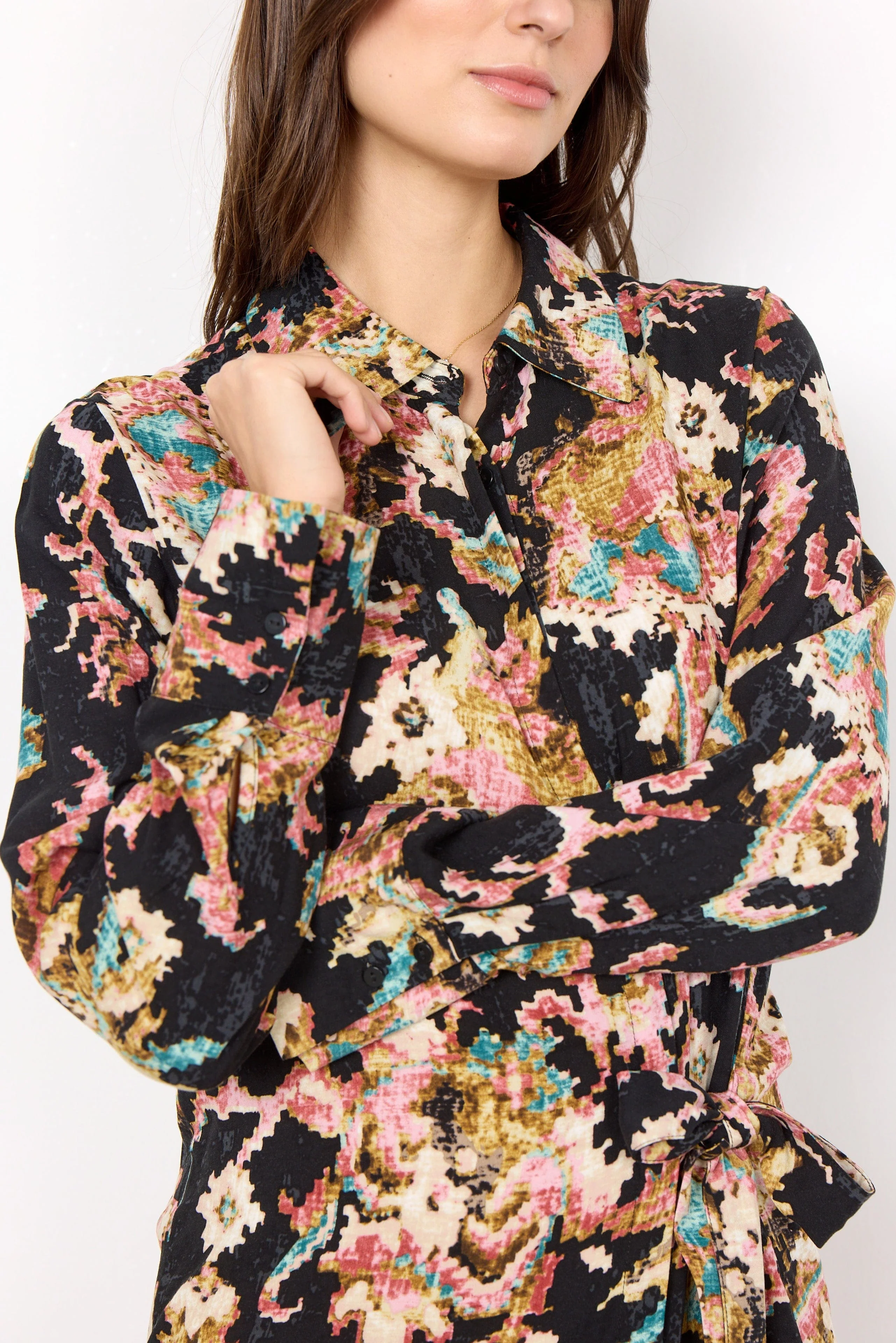 Takari Dress - Black Combi - Image 3