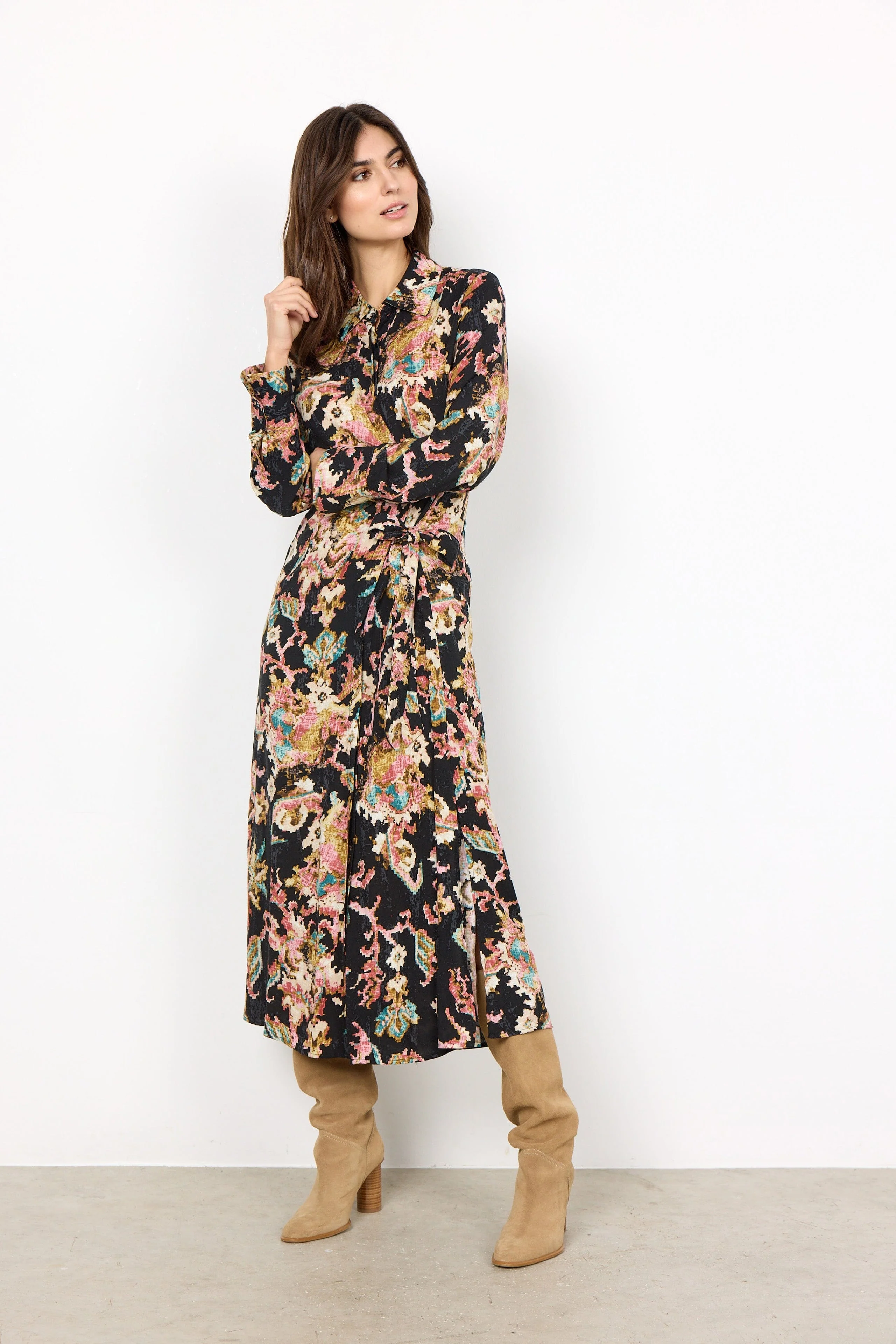 Takari Dress - Black Combi - Image 5