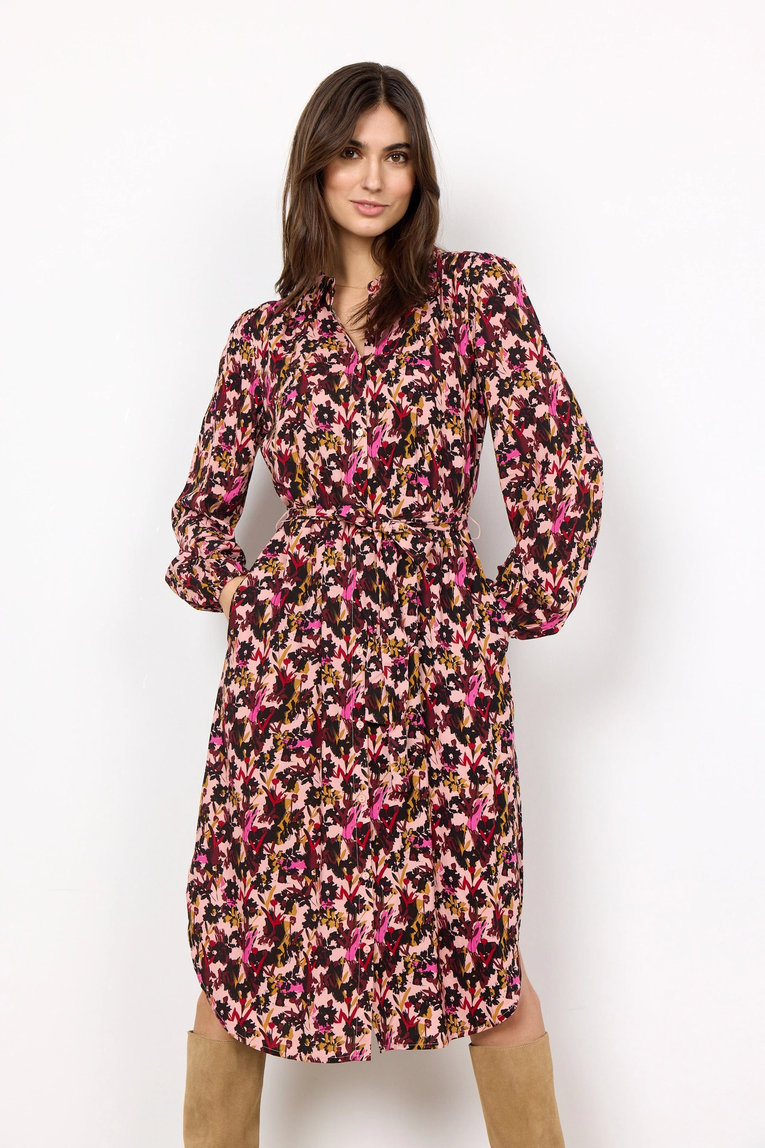 Talena Dress - Cardinal Combi - Image 3