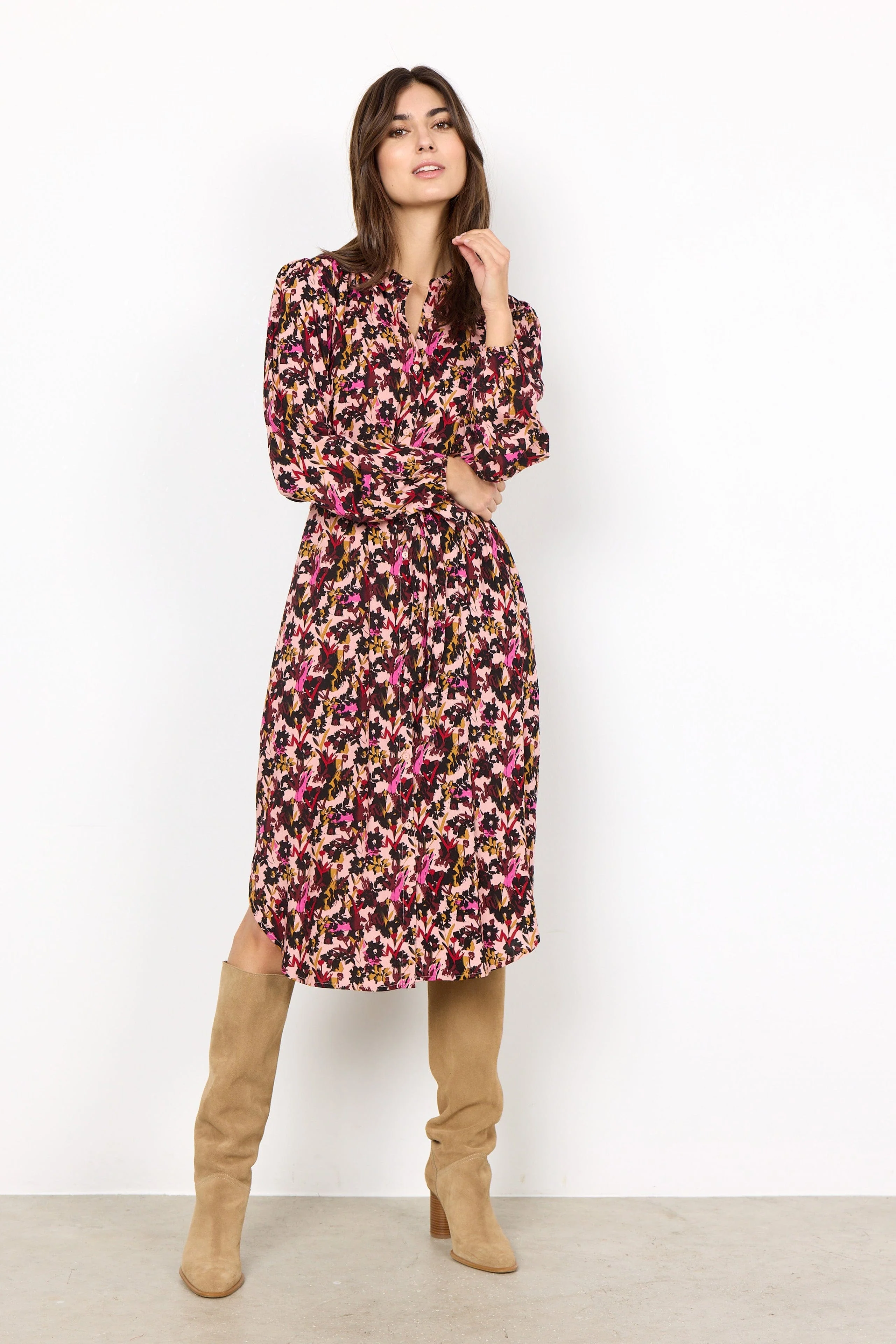 Talena Dress - Cardinal Combi - Image 4