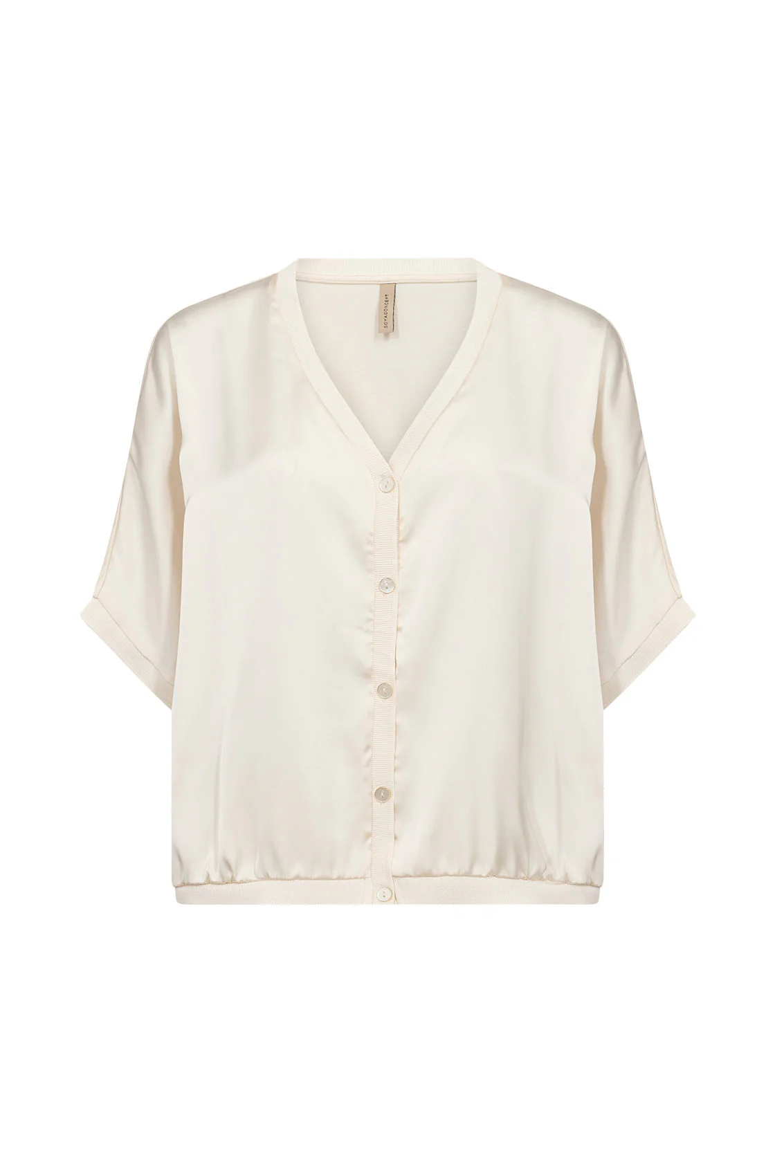 Thilde Button-Through Blouse - Cream