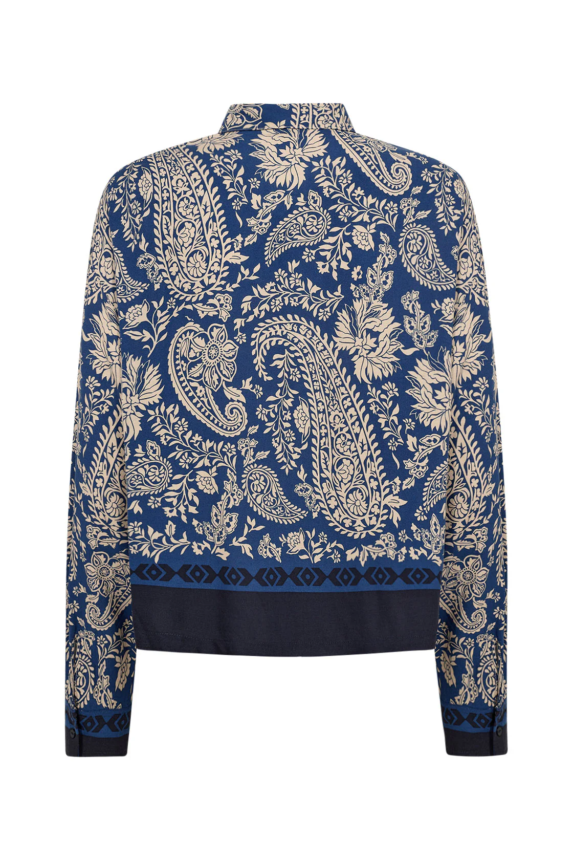 Valgerda Paisley Print Shirt - Estate Blue Combi - Image 6